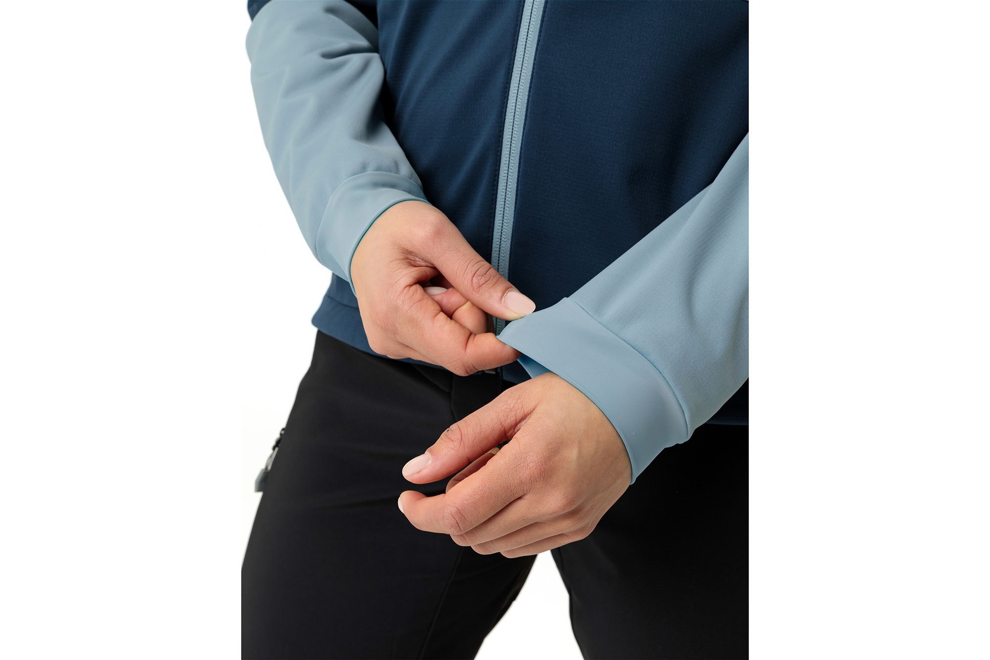 Vaude Qimsa Hooded Softshell Jacket WMS 36 | dark sea