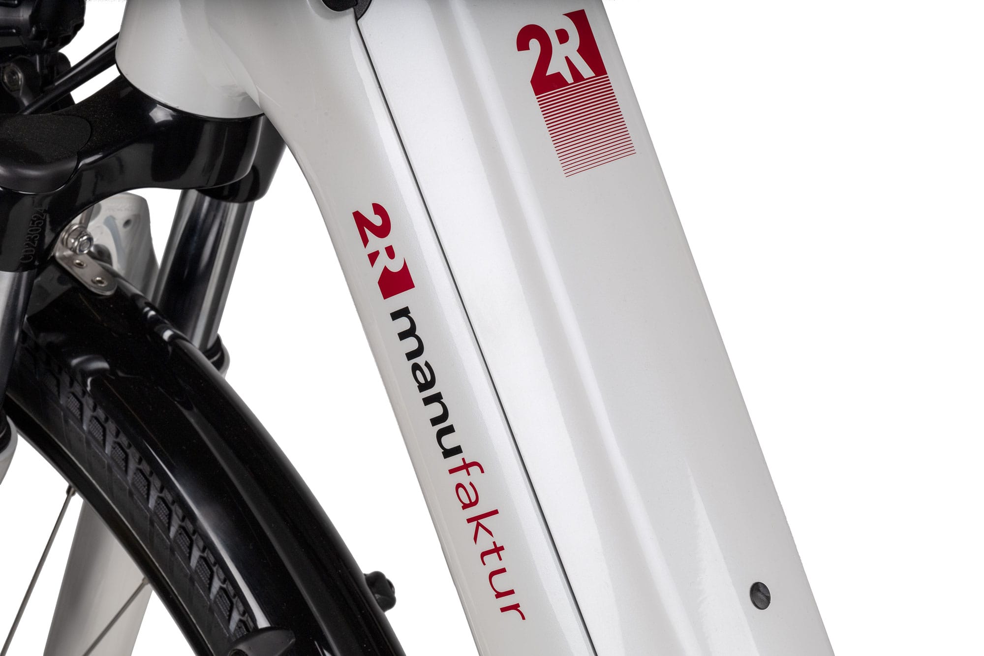 2R Manufaktur ELC 9 Wave 56 cm | white/red/black