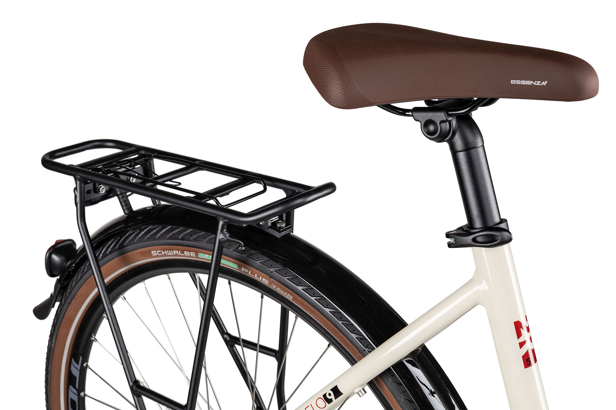 2R Manufaktur ELO 9 Trapez 56 cm | creme/black/rustyred