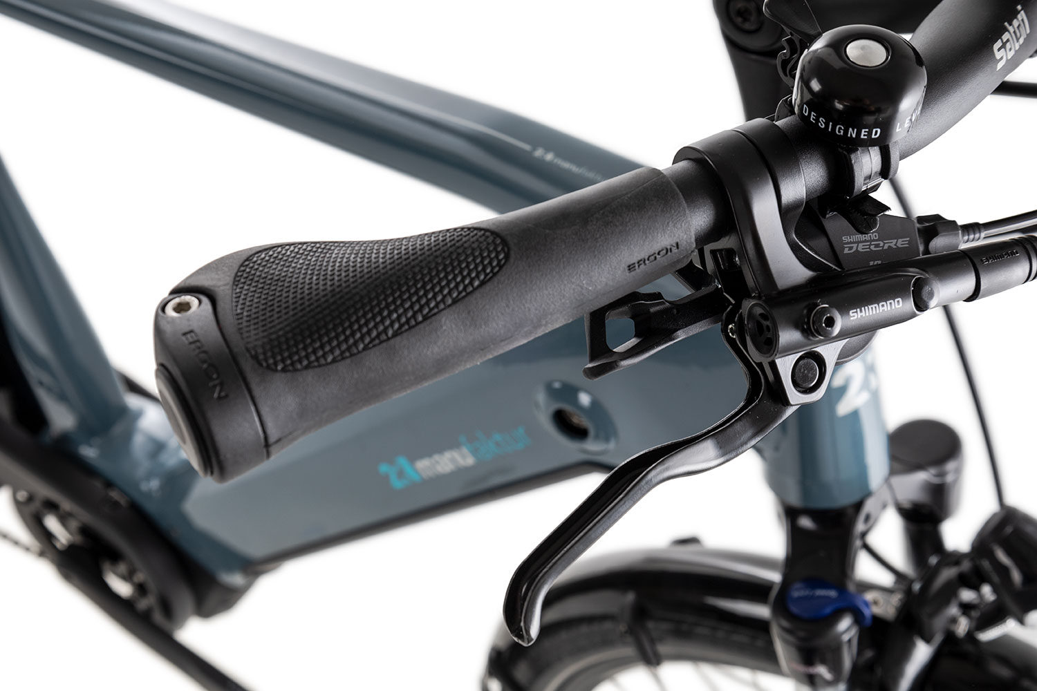 2R Manufaktur ELX 10 51 cm | grey/coolgrey/waterblue | 28 Zoll