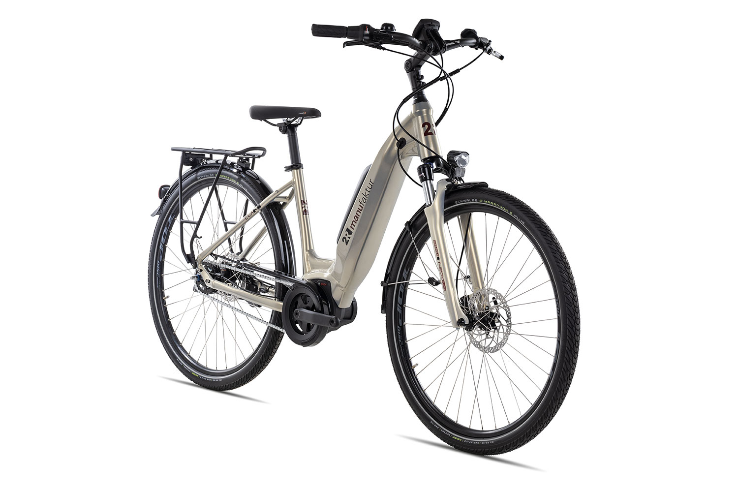2R Manufaktur ELX 5 Wave 51 cm | golden grey/red/black | 28 Zoll
