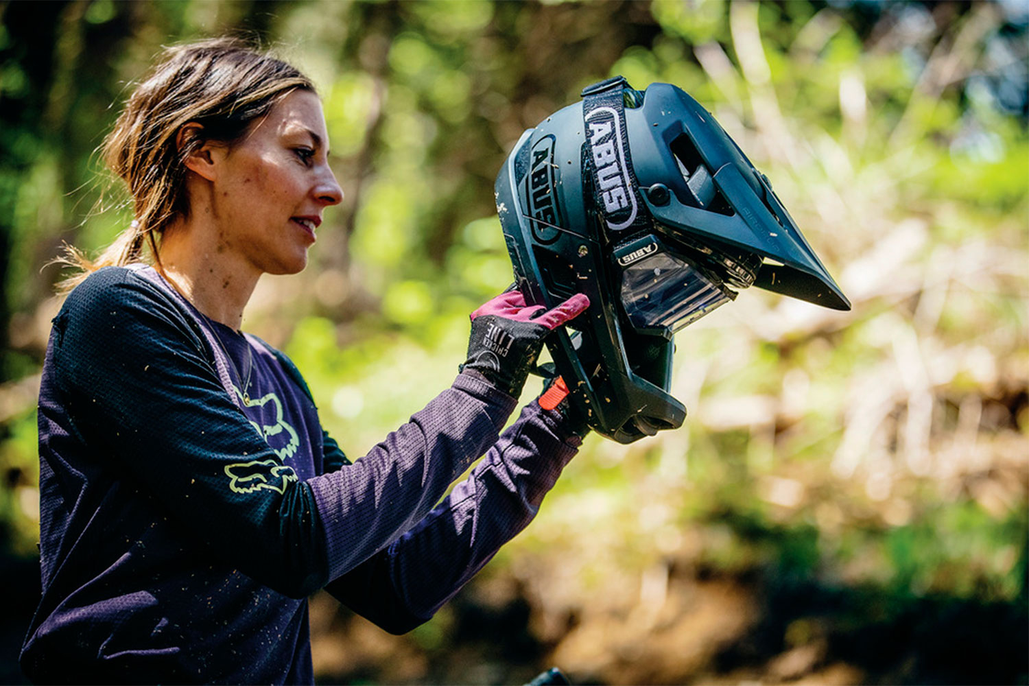 Abus AirDrop Mips Fullface Helm 58-62 cm | velvet black