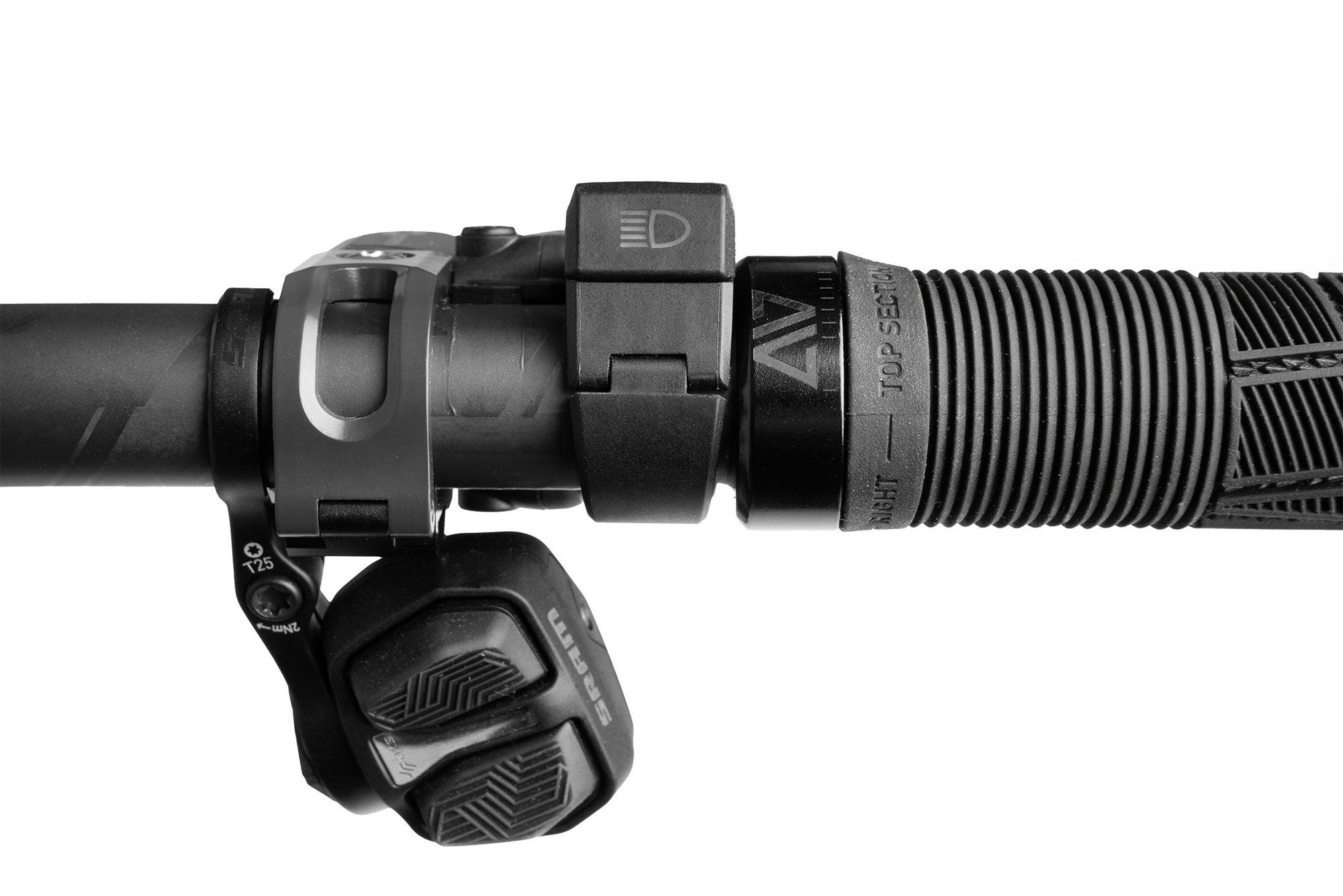 Acid Pro-E Frontlicht X-Connect 200 Lux mit Fernlicht black