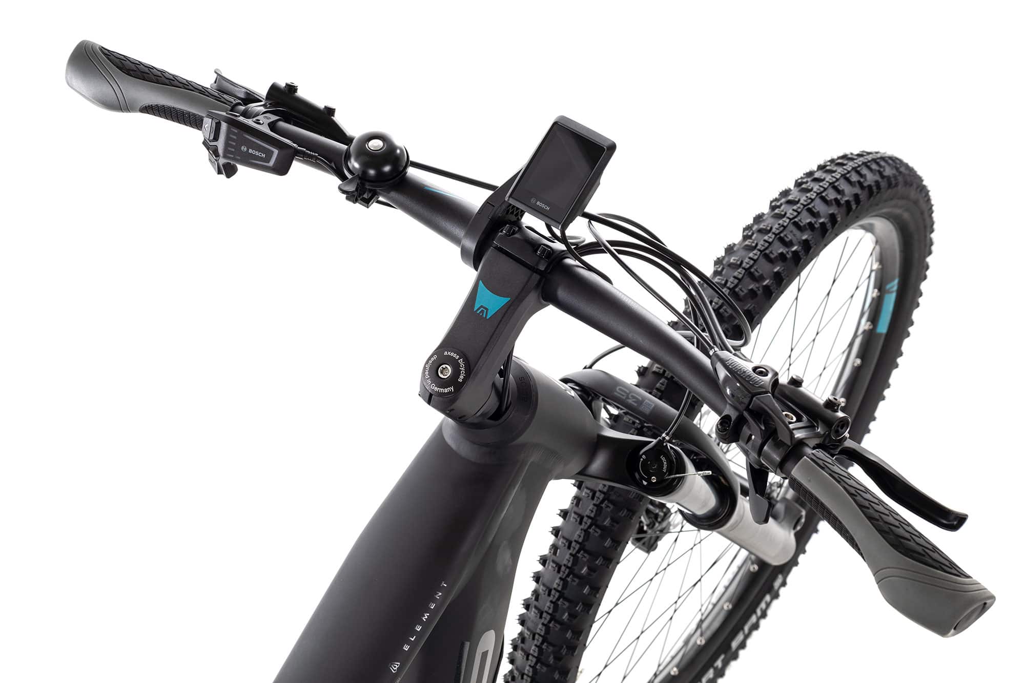 Axess Element 19 Zoll | black matt/rainbow/turquois | 29 Zoll
