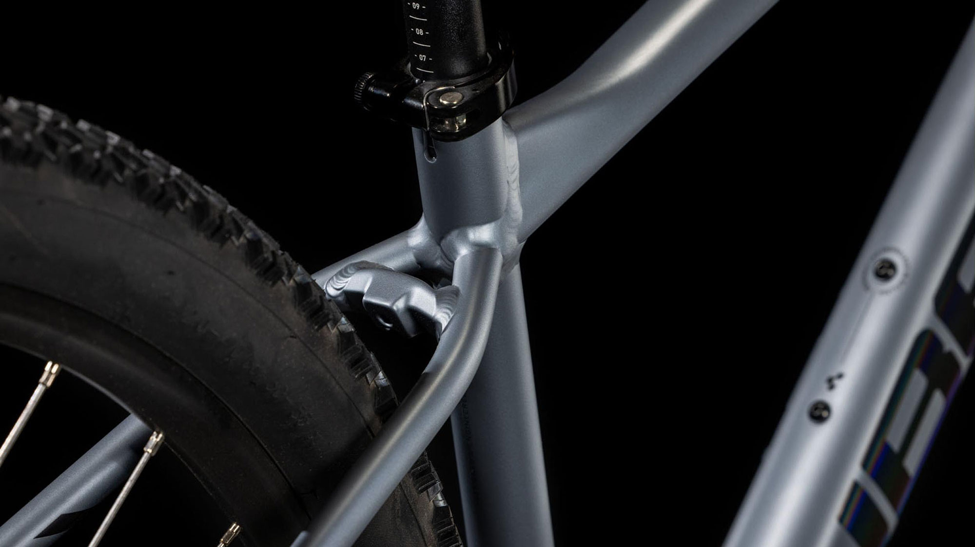 Cube Aim RACE 2025 L | slategrey´n´rainbowblack