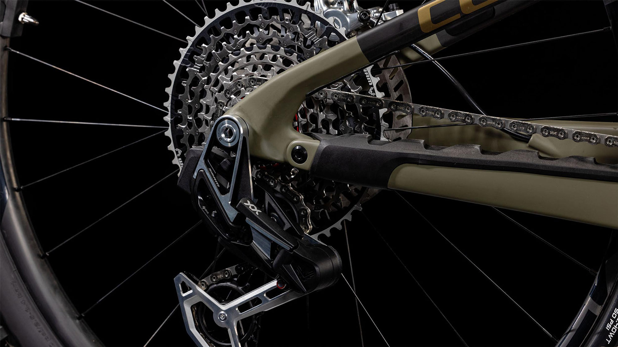 Cube AMS Hybrid ONE44 C:68X SUPER TM 400X 2025 XL | dustyolive´n´gold