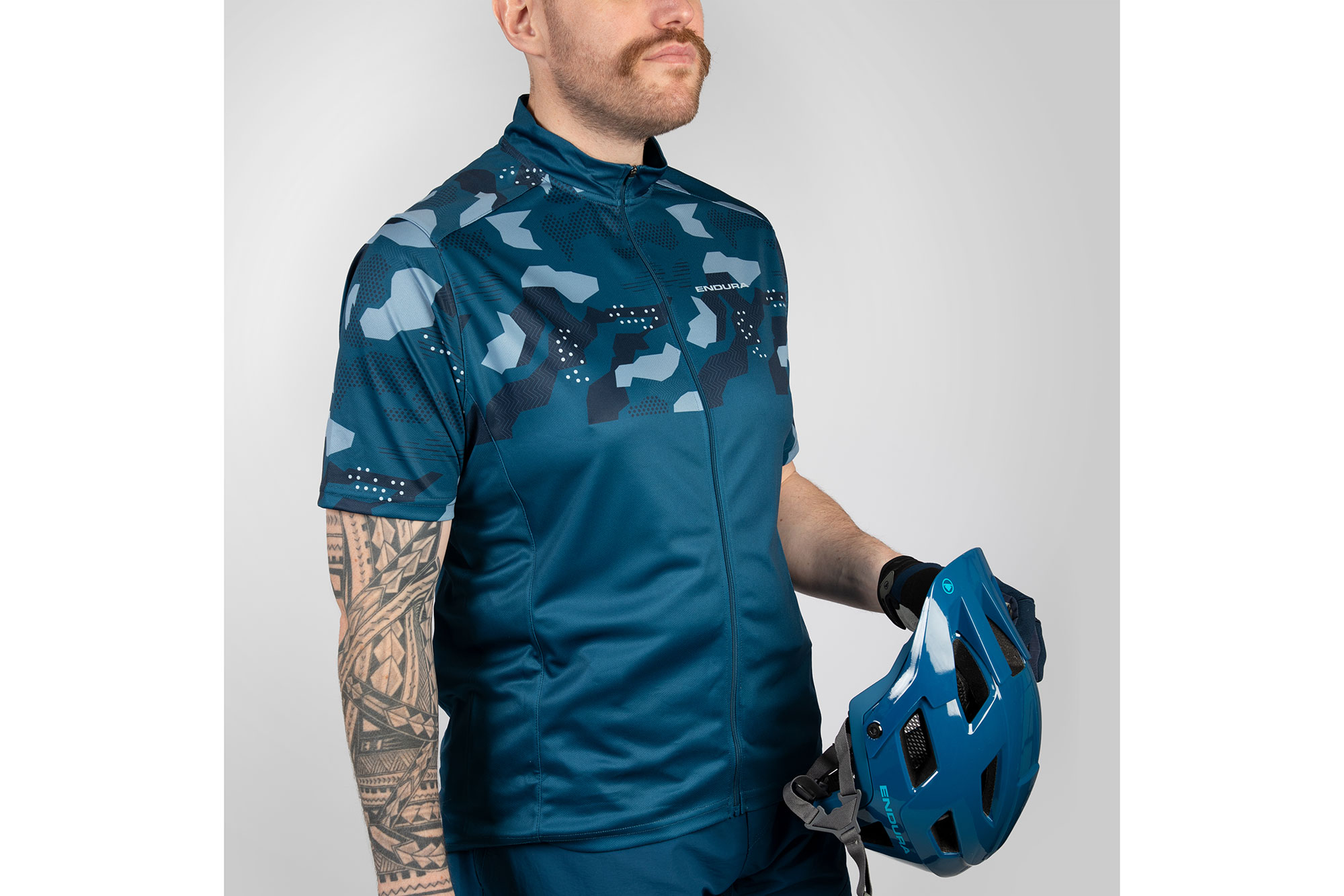 Endura Hummvee Plus Helm 58-63 cm | blueberry