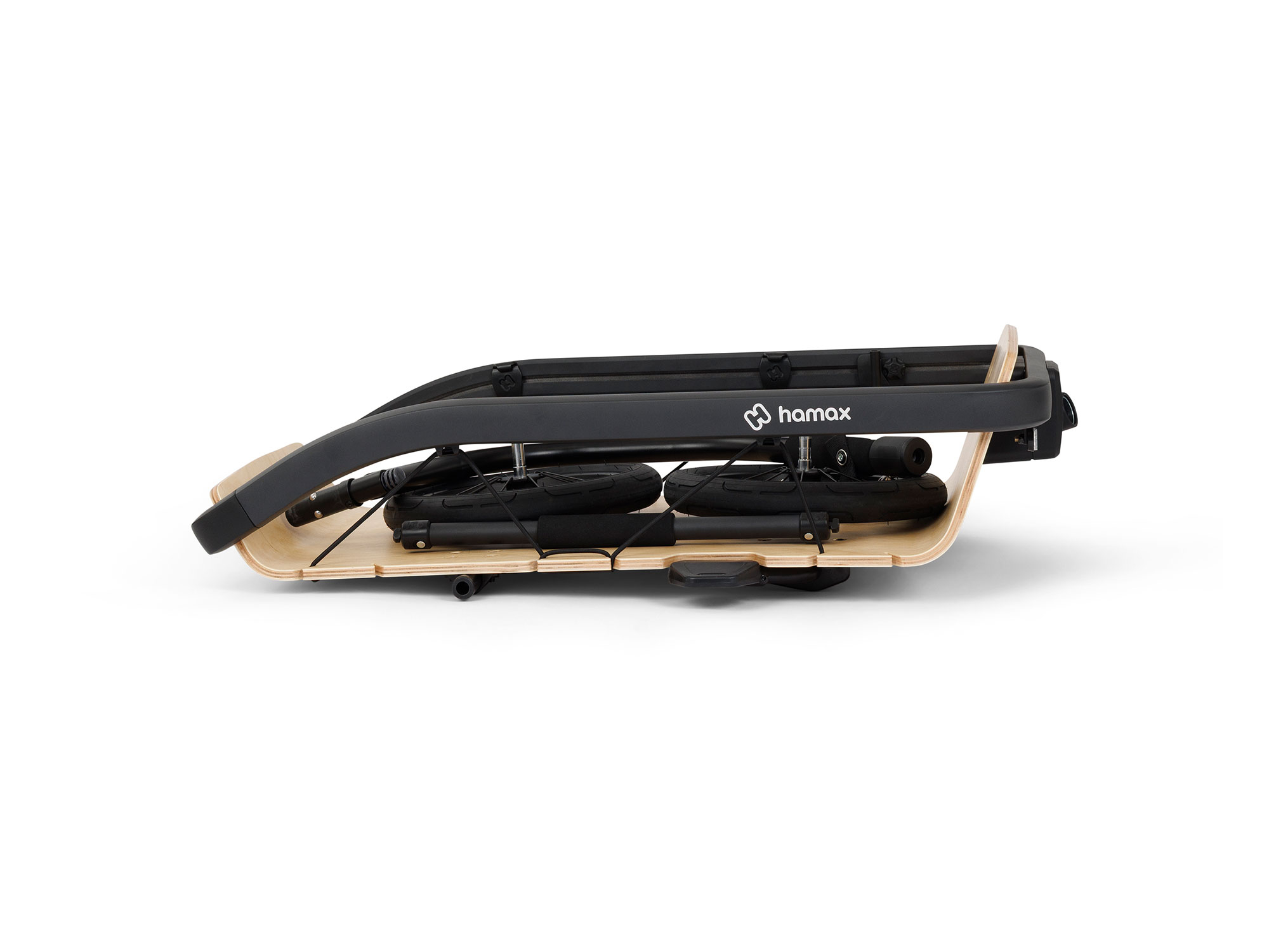 Hamax Venture Plus Cargoanhänger wood