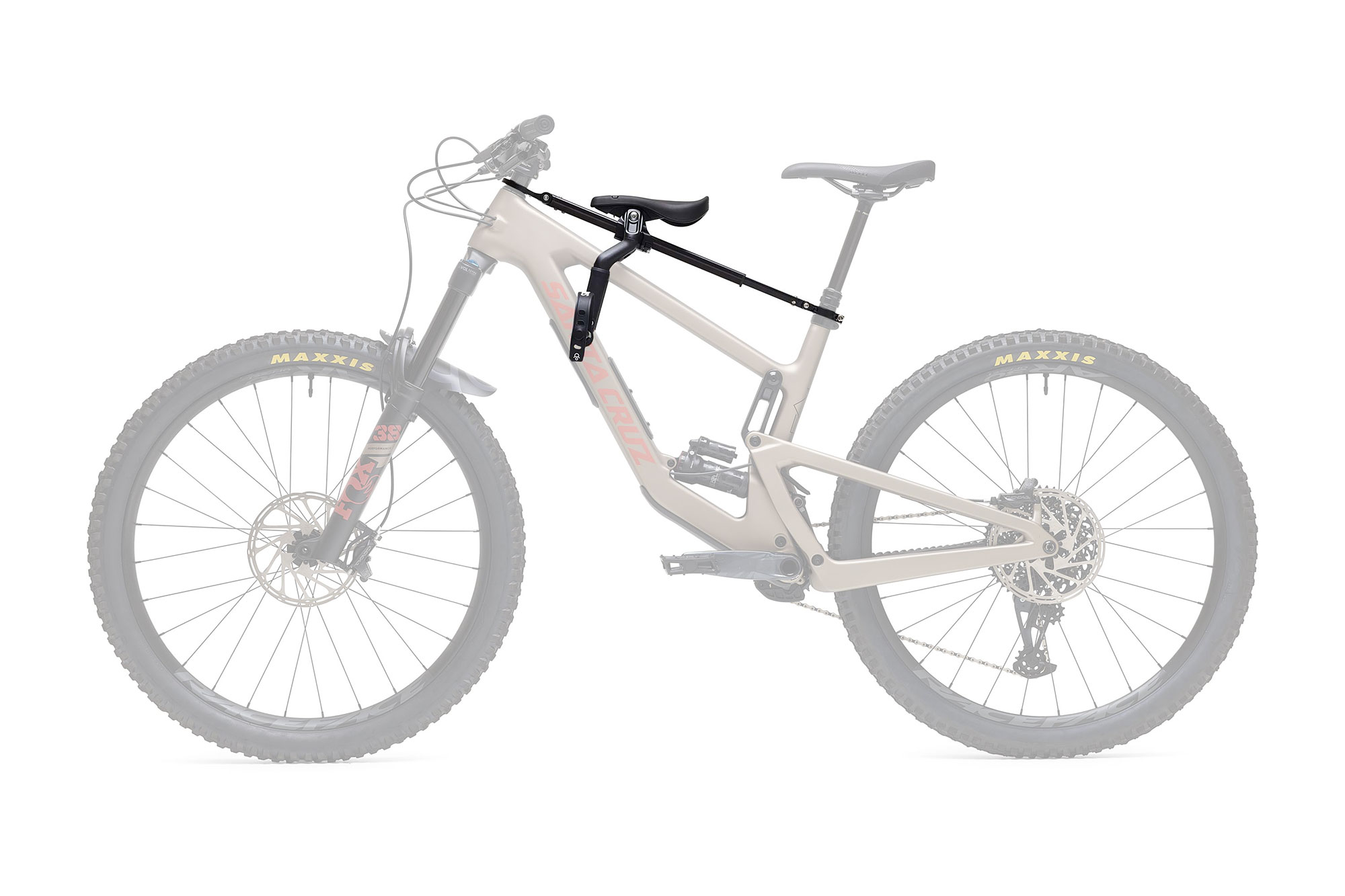 Kids Ride Shotgun Pro 2.0 MTB Front Kindersitz/Lenker schwarz