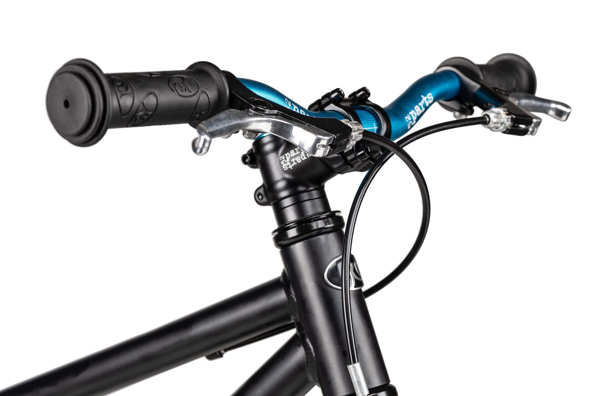KUbikes 16L MTB 22 cm | schwarz/laser blue