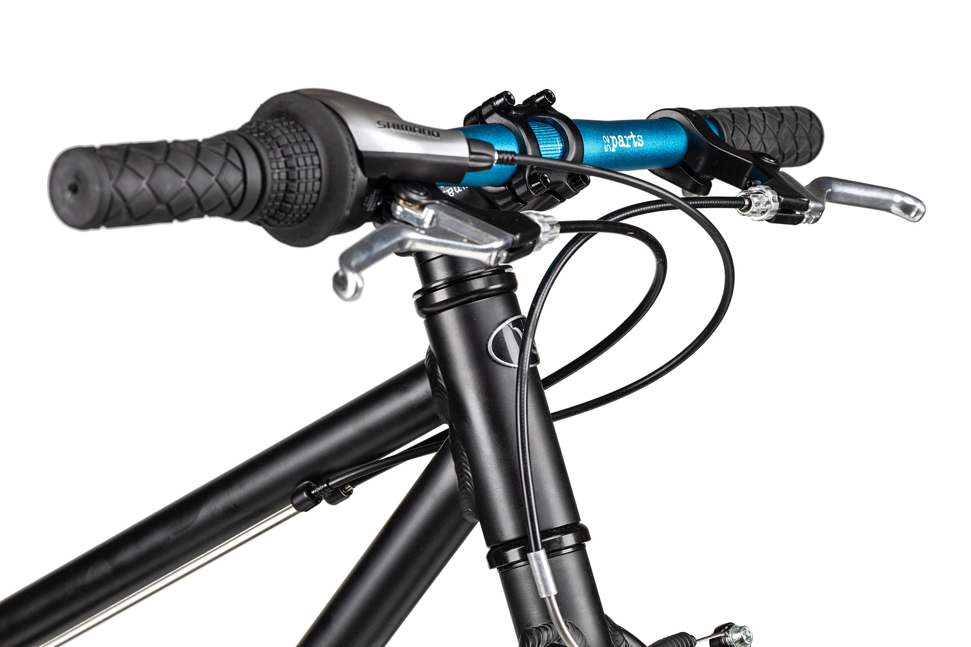 KUbikes 20 MTB 26 cm | schwarz/laser blue