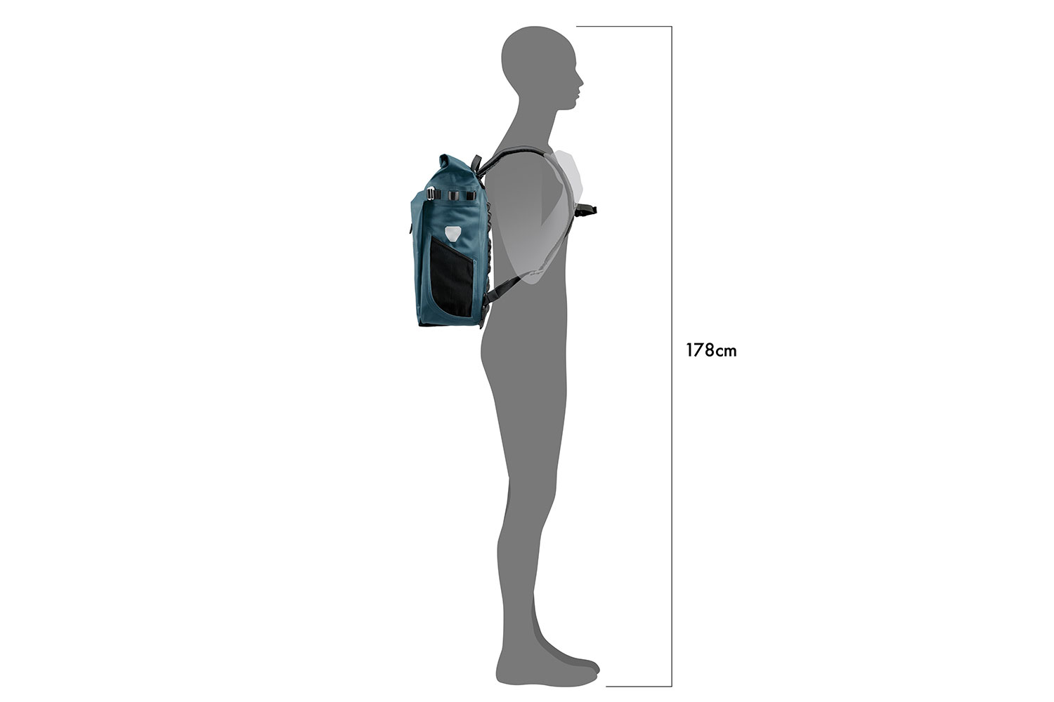 Ortlieb Vario PS QL2.1 Rucksack 26 Liter | petrol