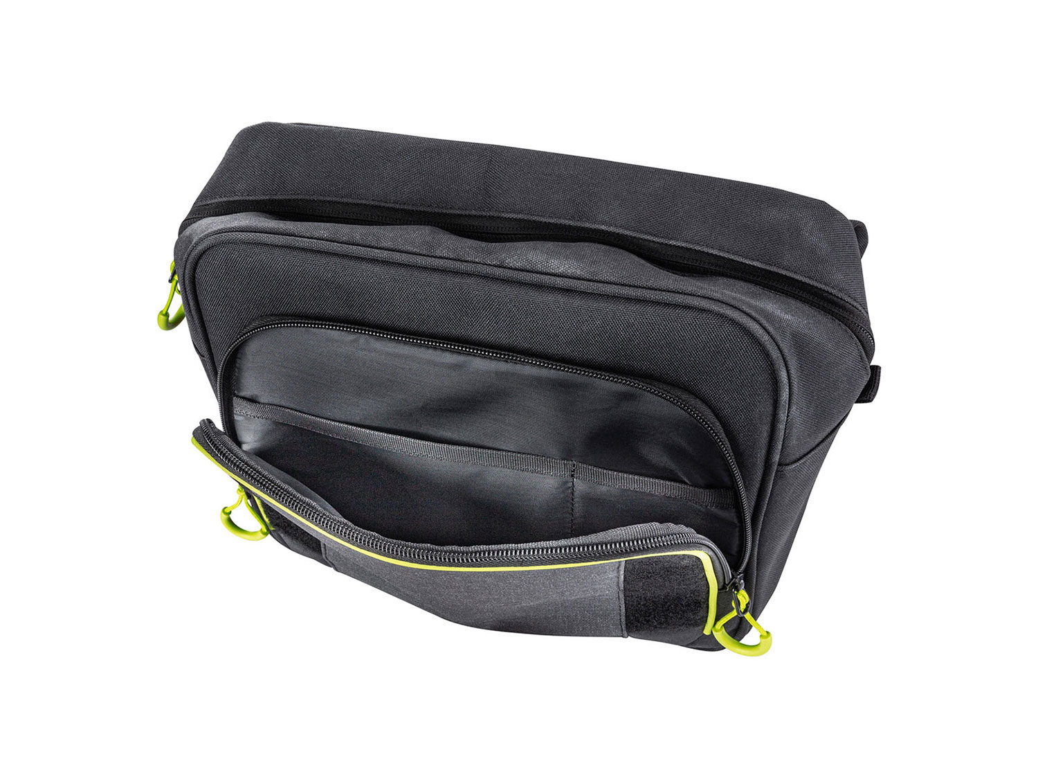 QIO Mattis Fronttasche KlickFix 8 Liter | schwarz anthrazit