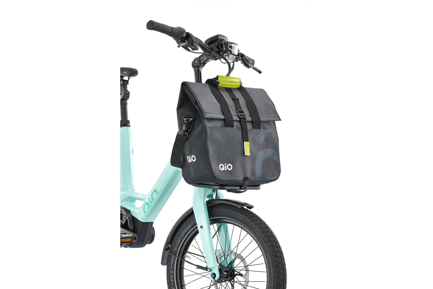 QIO Pina Fronttasche KlickFix 20 Liter | schwarz anthrazit