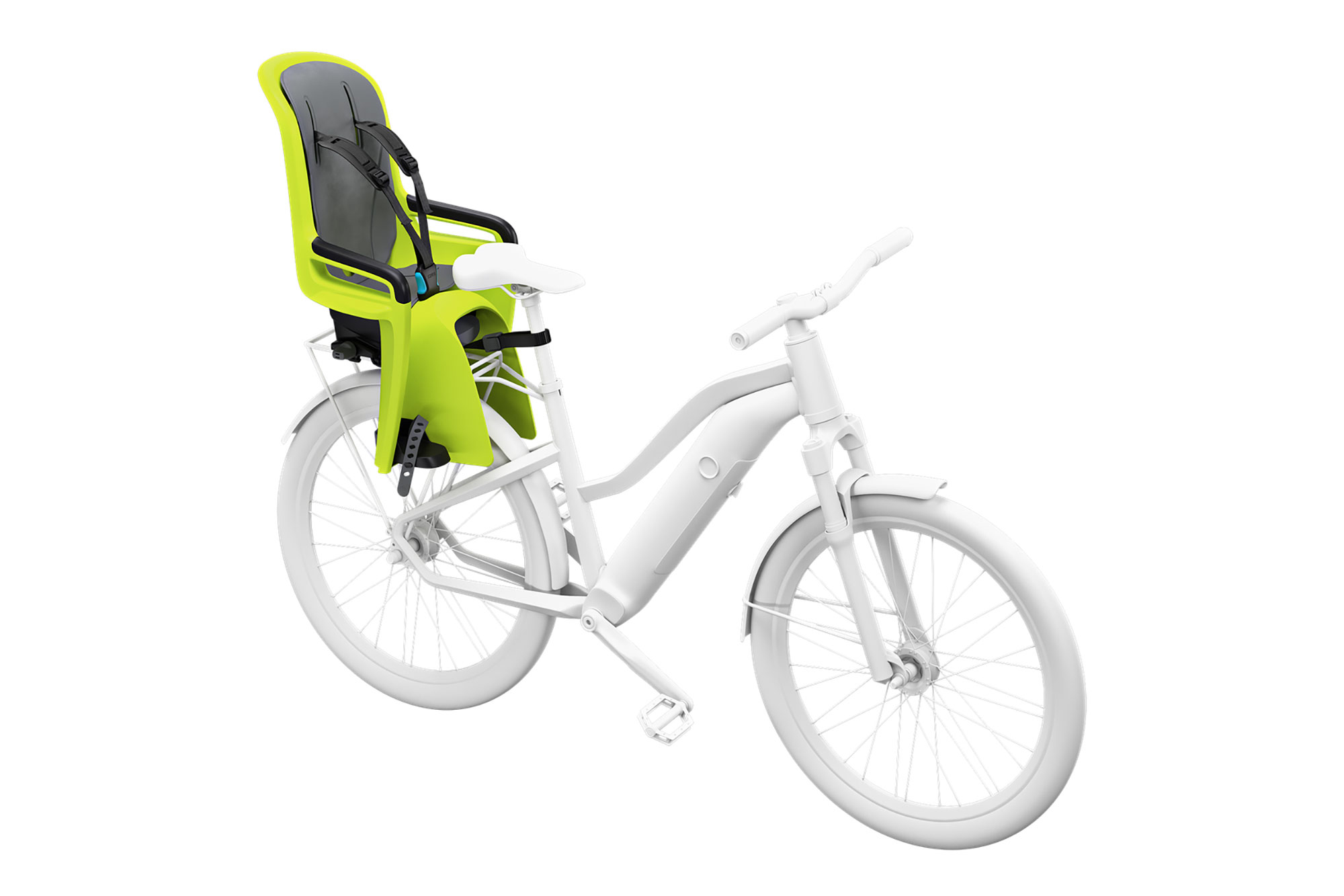 Thule RideAlong II Kindersitz Gepäckträger zen lime