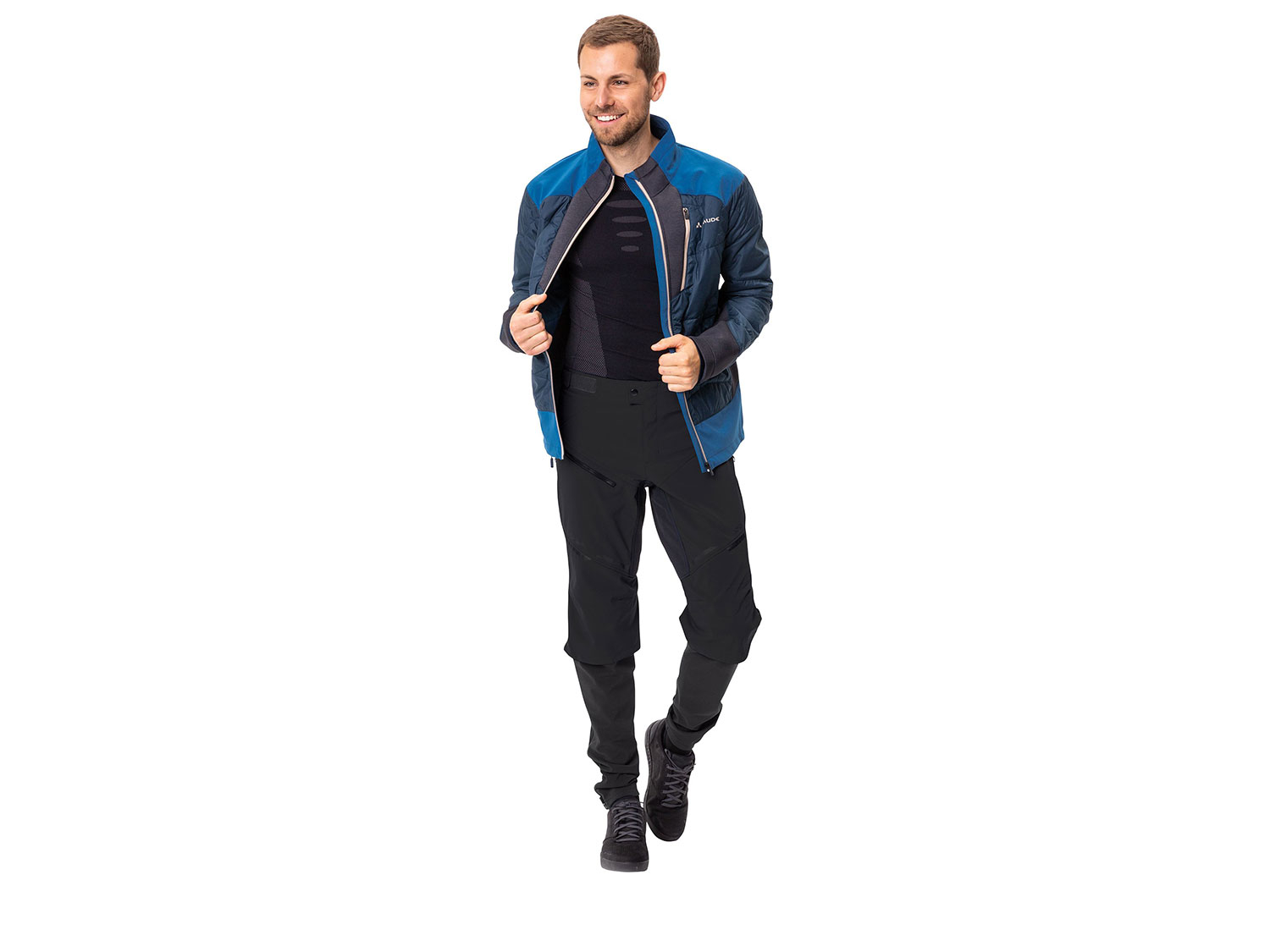 Vaude Virt Pants Men Radhose S | black/black