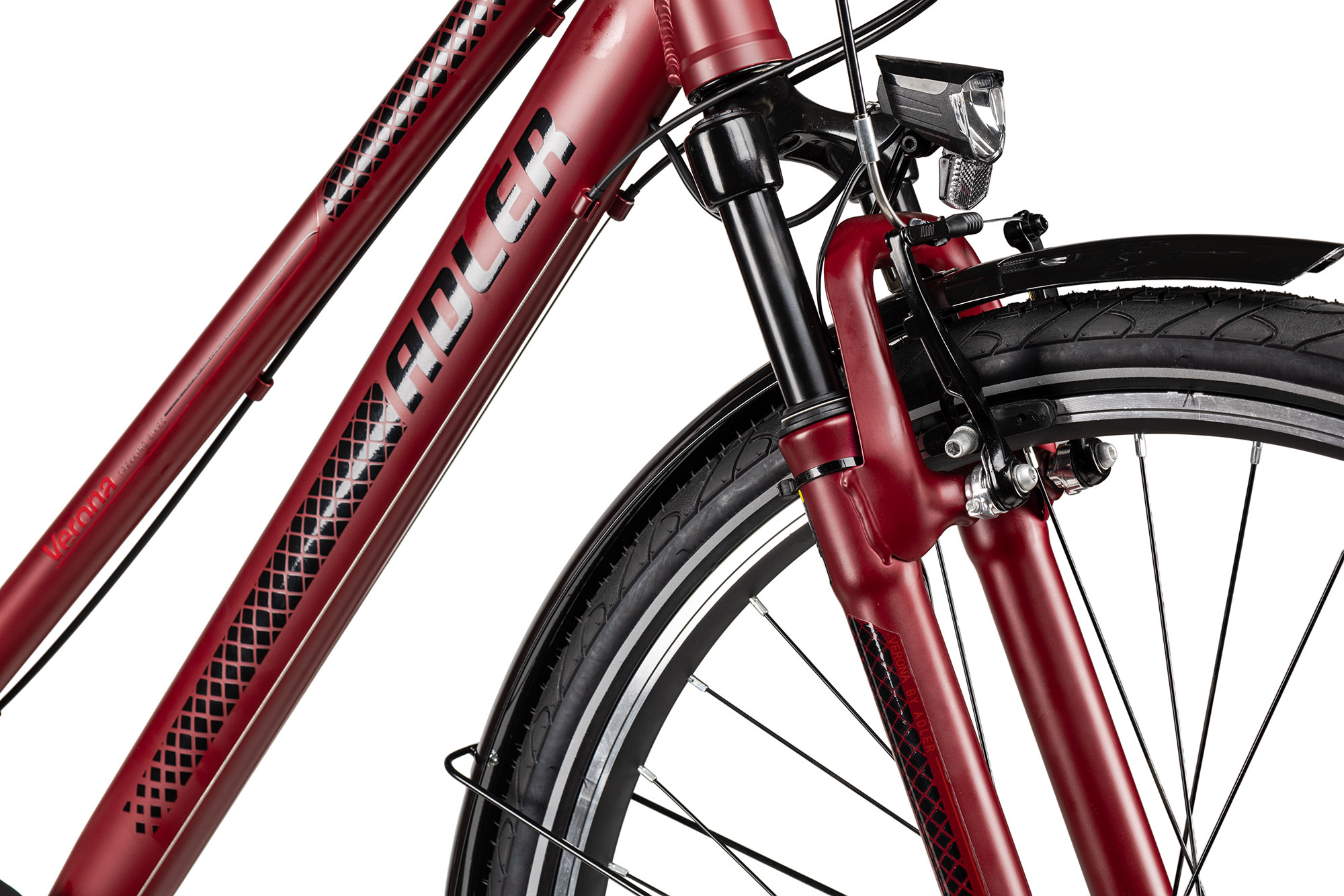 Adler Verona Trapez 50 cm | cherryred matt
