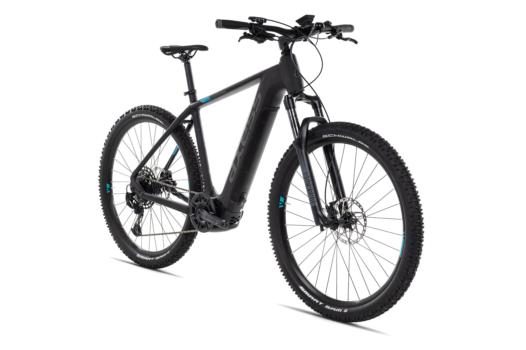 Axess Element 19 Zoll | black matt/rainbow/turquois | 29 Zoll