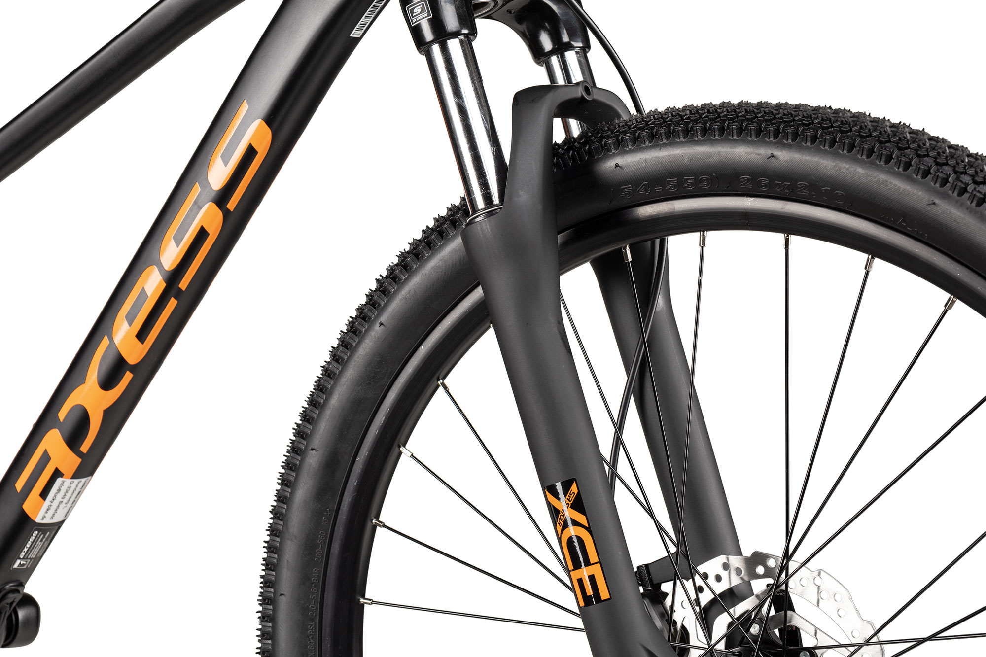 Axess Stipe 26 Pro 33 cm | black matt/orange black