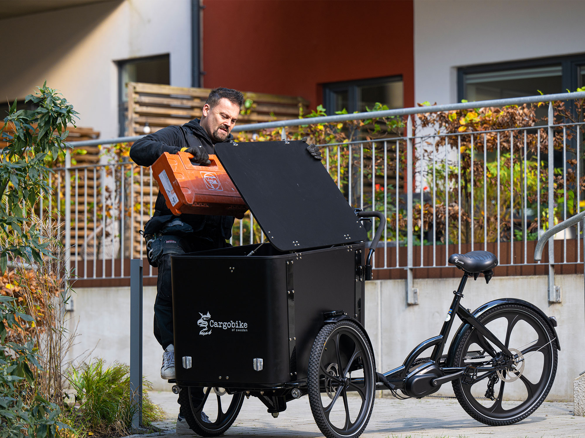 Cargobike of Sweden DeLight Box unisize | schwarz