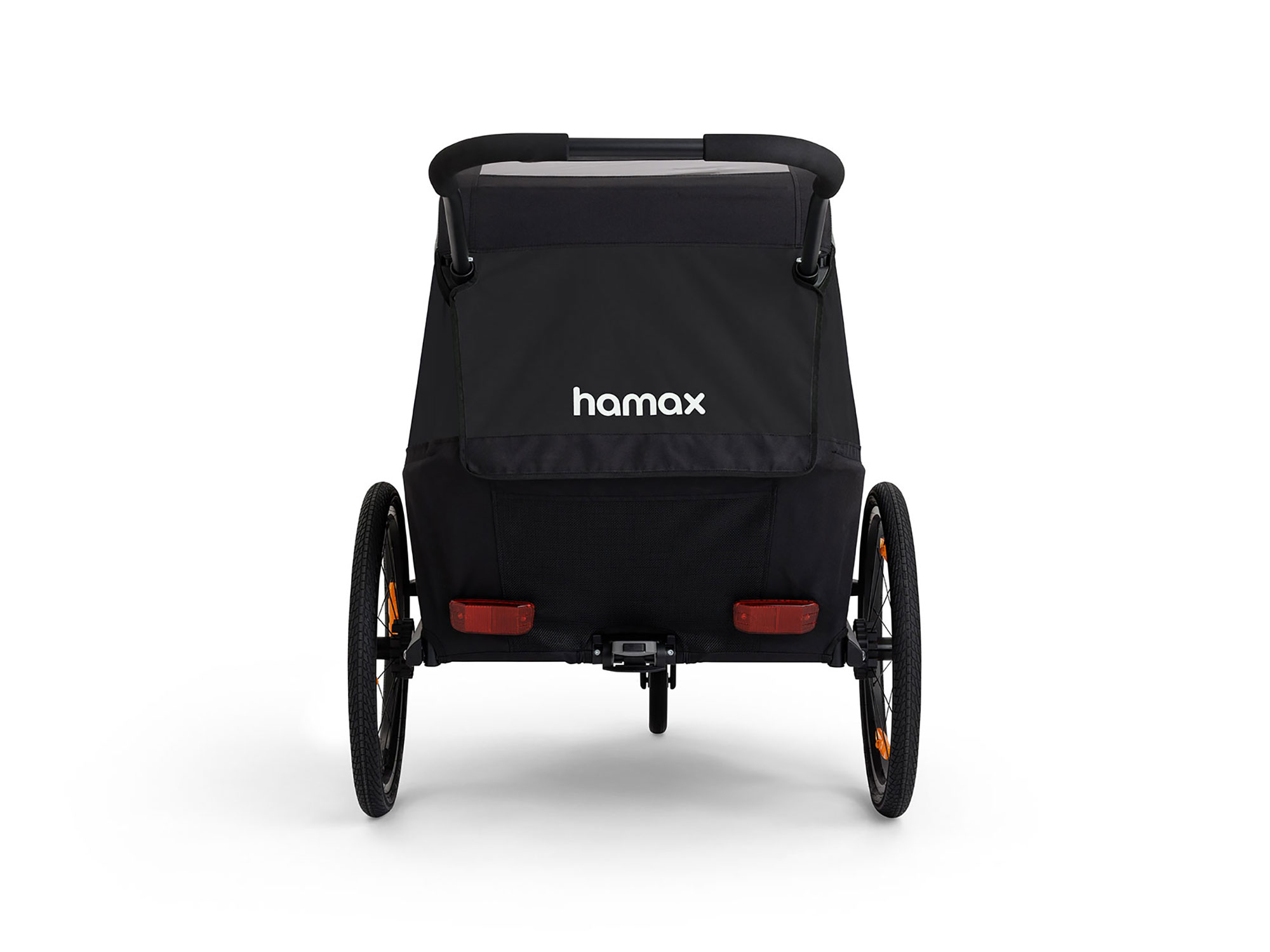 Hamax Traveller Kinderanhänger 2 Kinder | black