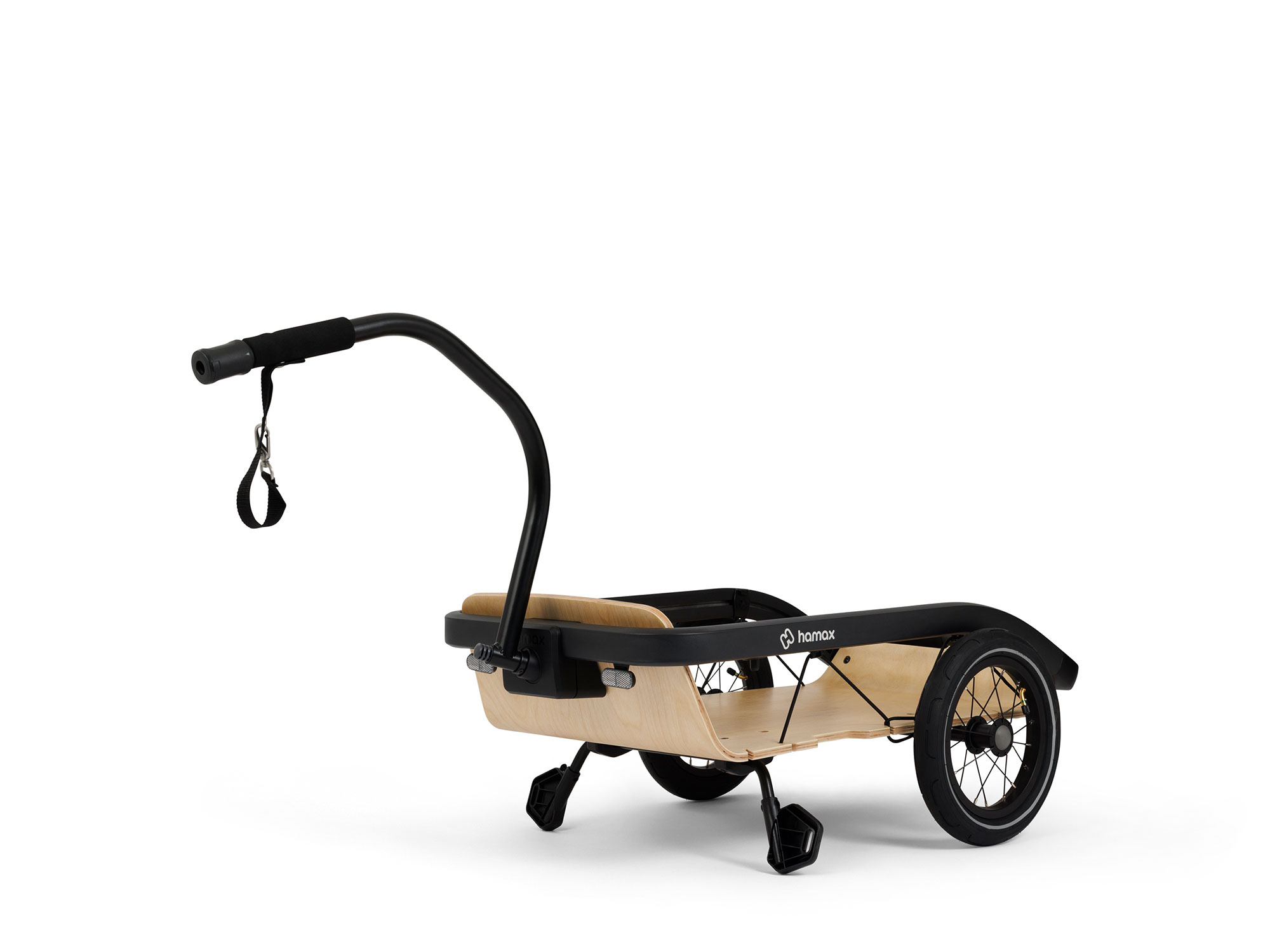 Hamax Venture Plus Cargoanhänger wood
