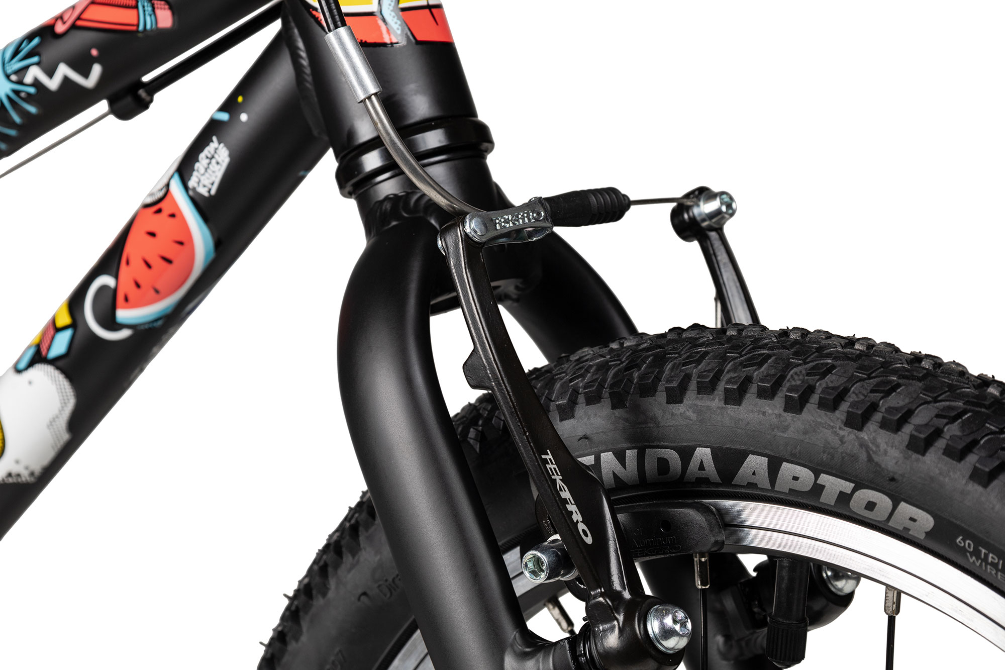 KUbikes 16L MTB 22 cm | schwarz/comic