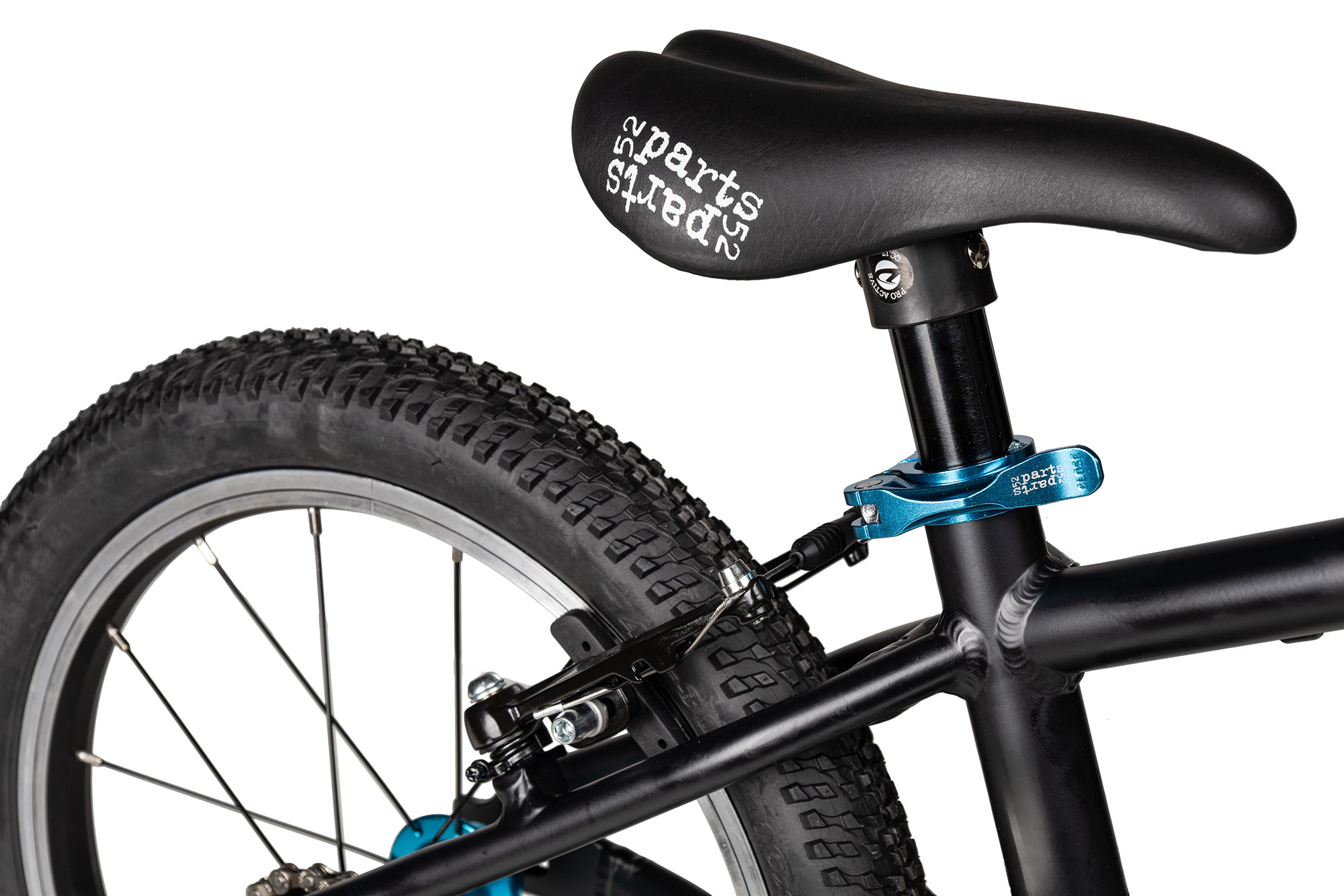 KUbikes 16L MTB 22 cm | schwarz/laser blue