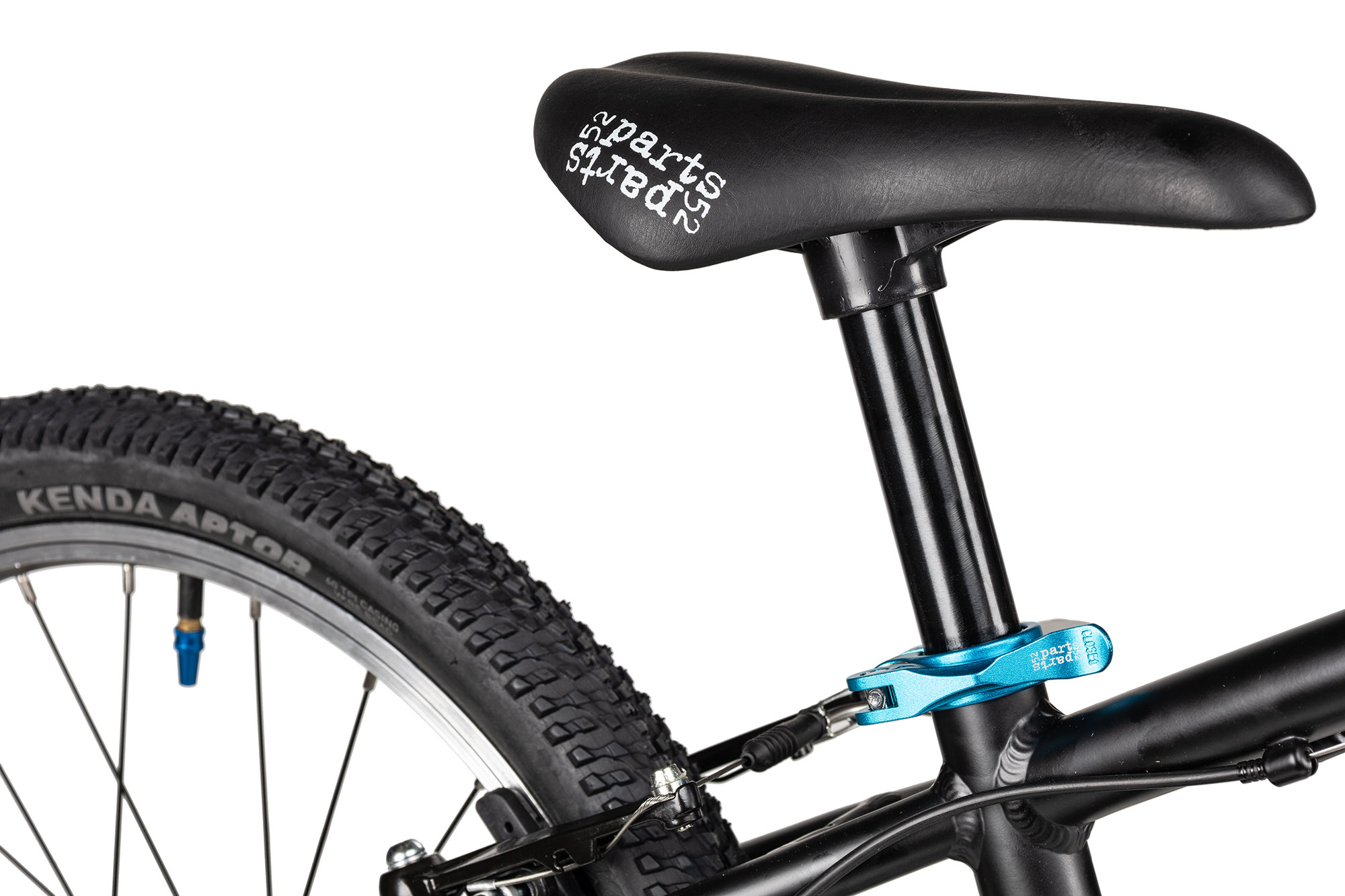 KUbikes 20 MTB 26 cm | schwarz/laser blue