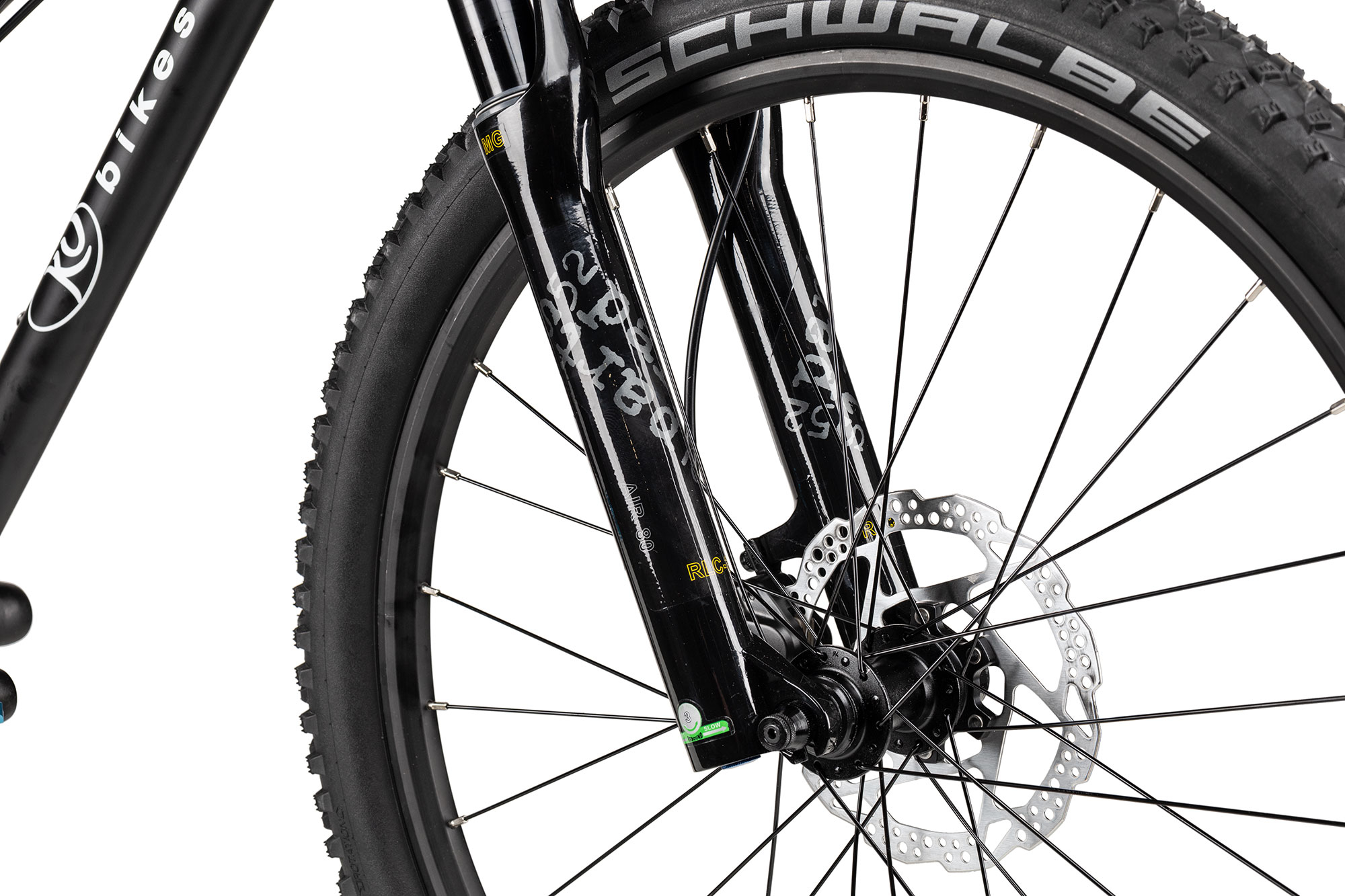 KUbikes 24 MTB DISC 29 cm | schwarz/laser blue