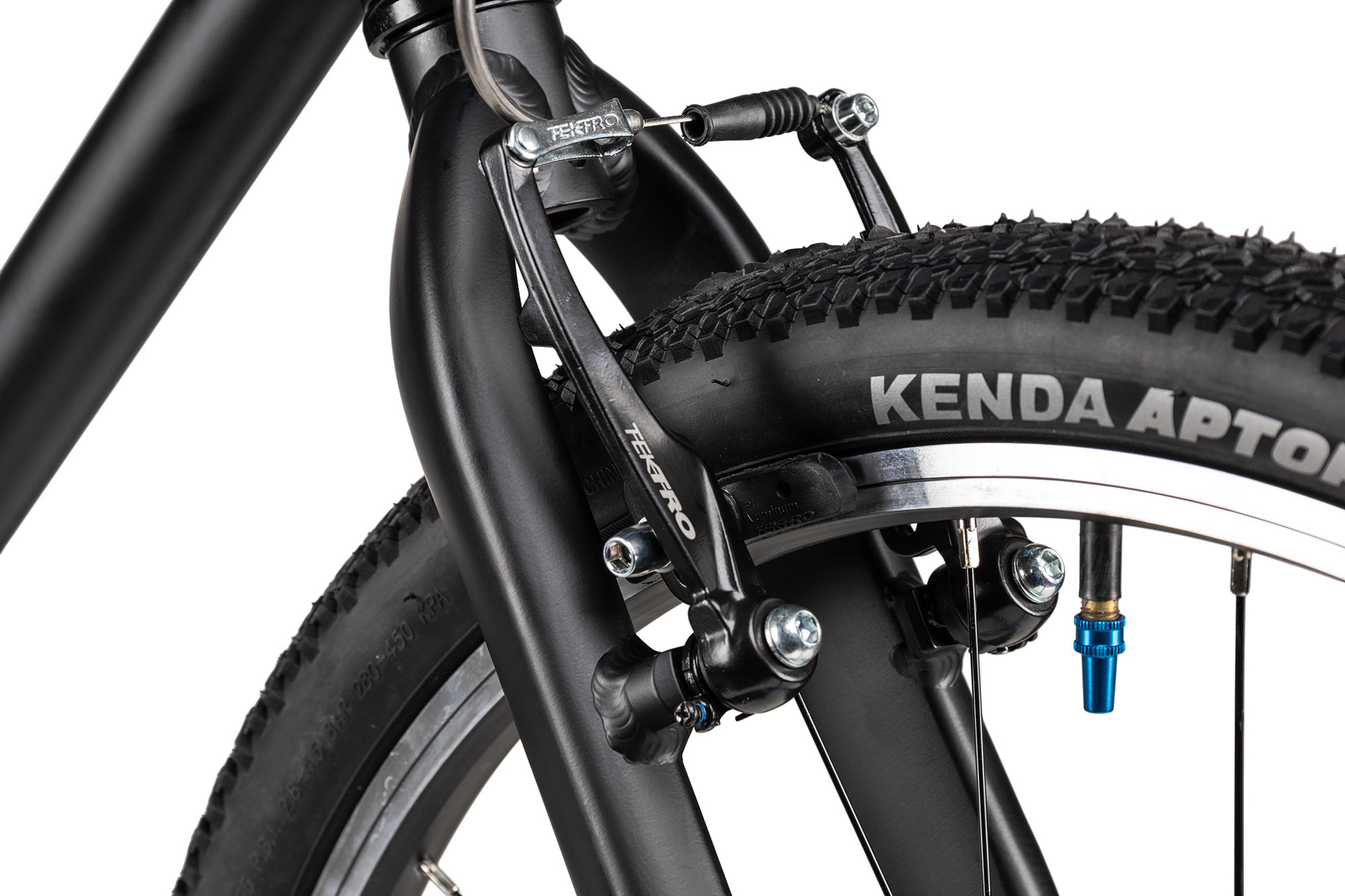 KUbikes 24 MTB 33 cm | schwarz/laser blue