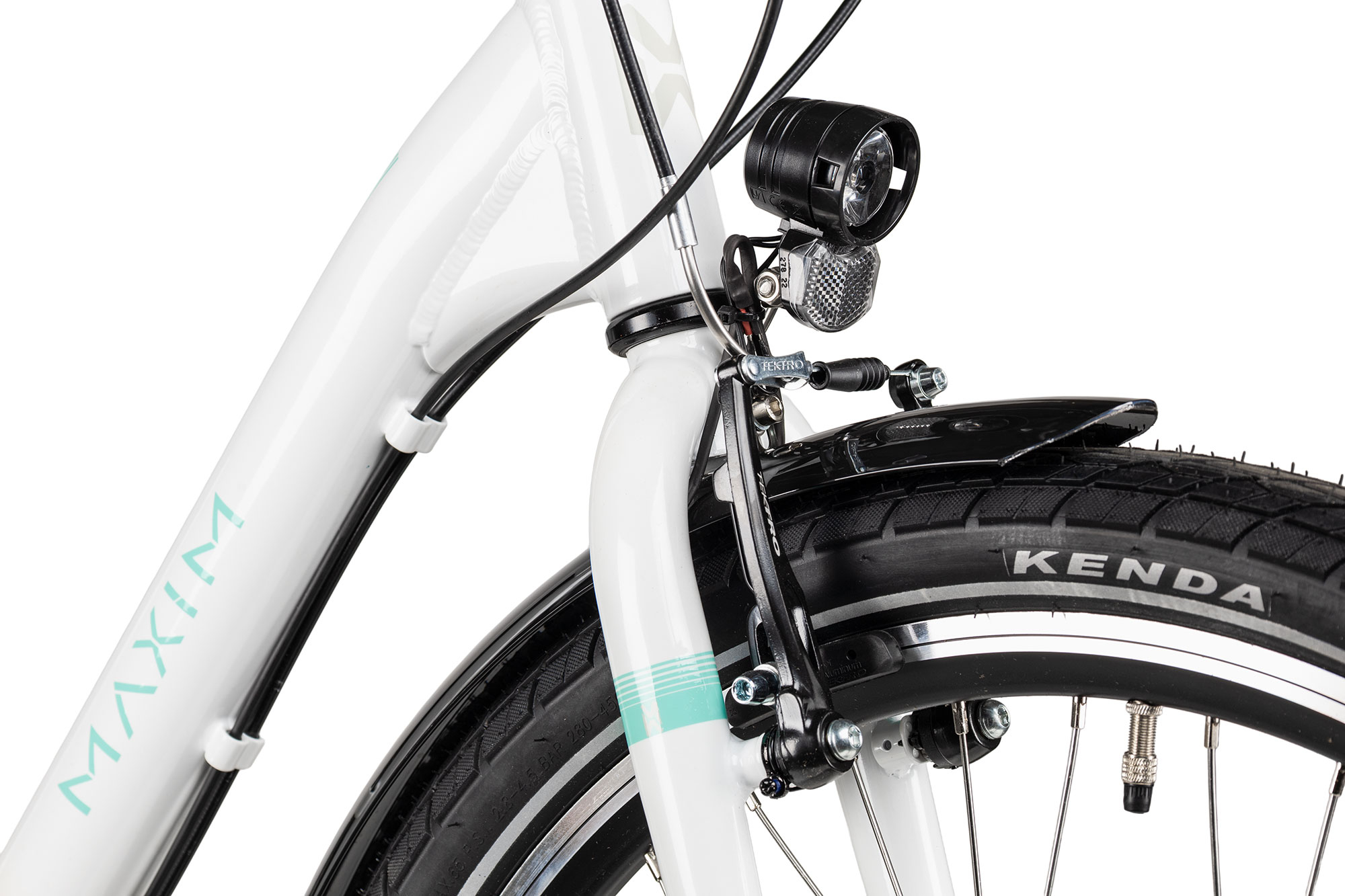 Maxim Malia 24 8 Wave 34 cm | shiny white/turquoise grey