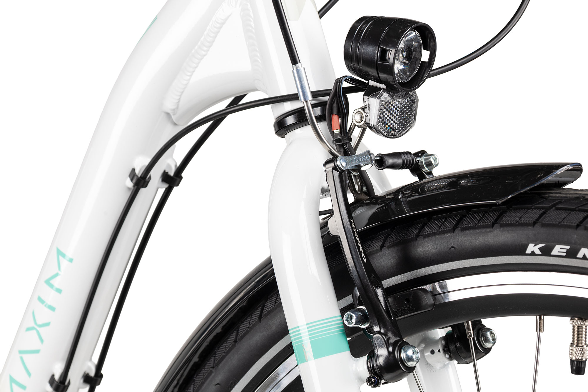 Maxim Malia 26 7 Wave 38 cm | shiny white/turquoise grey