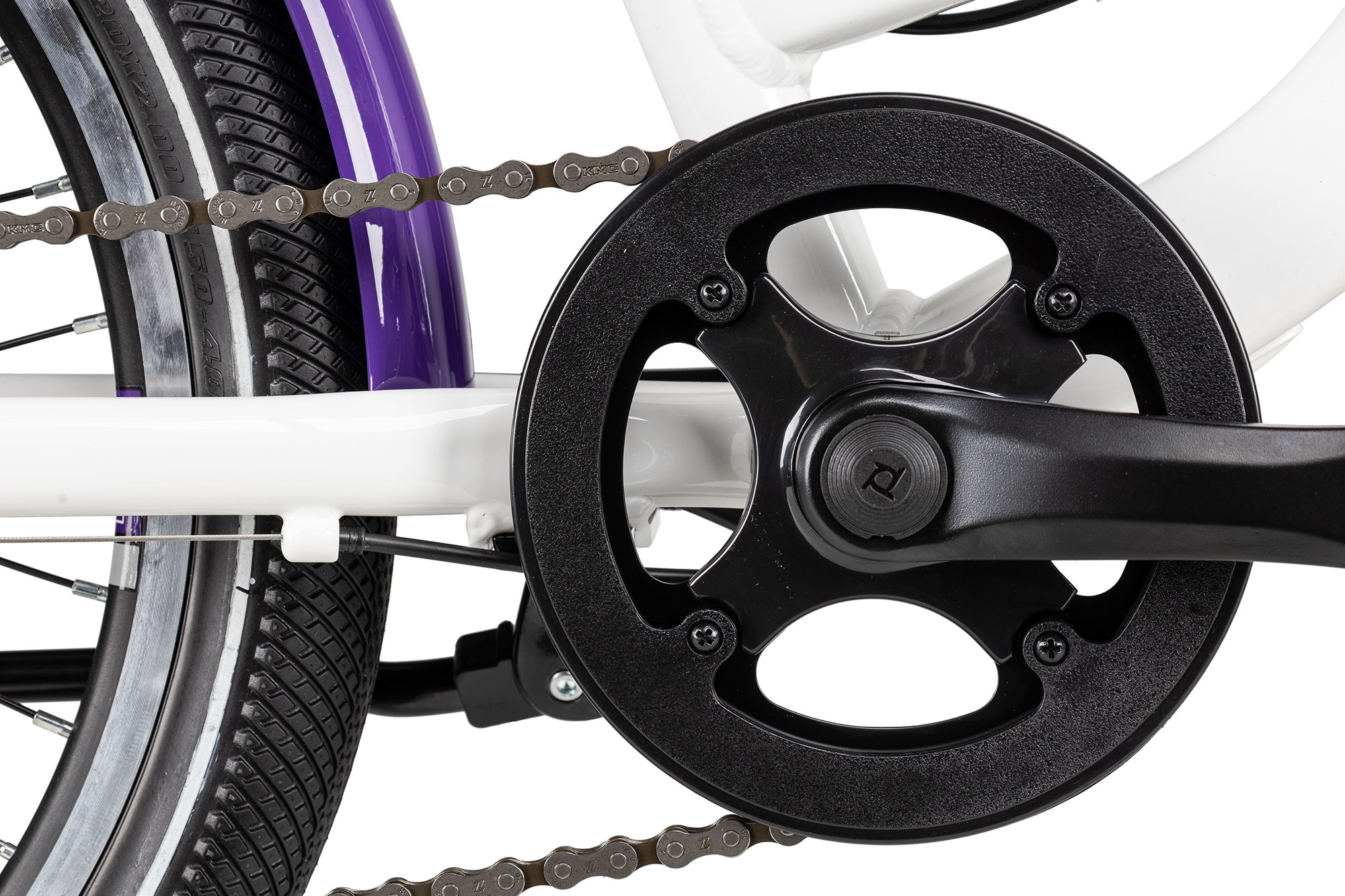 SCool chiX twin alloy 20-7 28 cm | white/violet | 20 Zoll