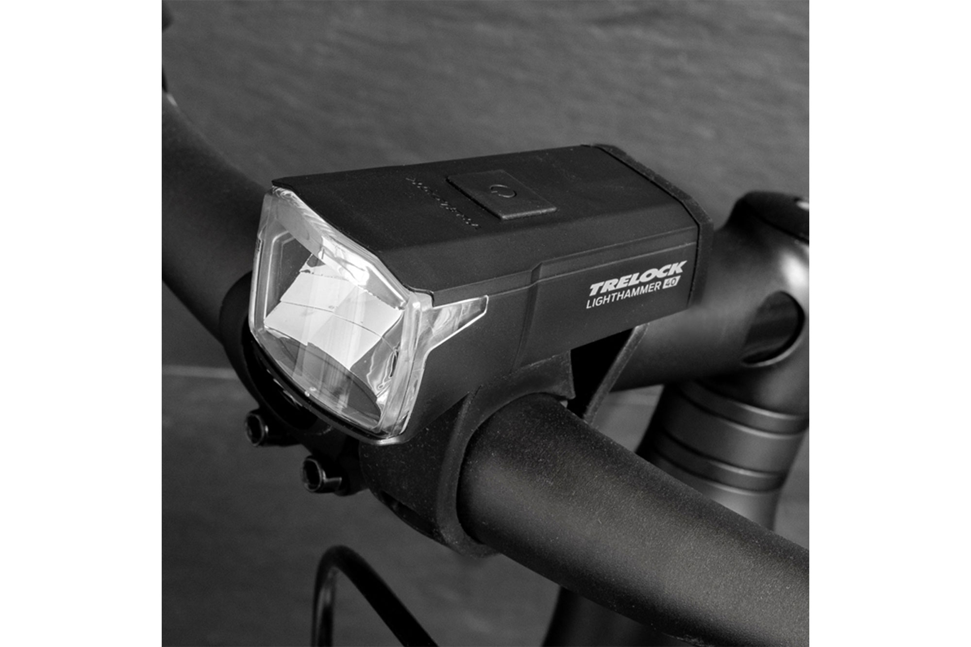 Trelock LS440/740 Lighthammer Set 40 Lux Lichtset schwarz