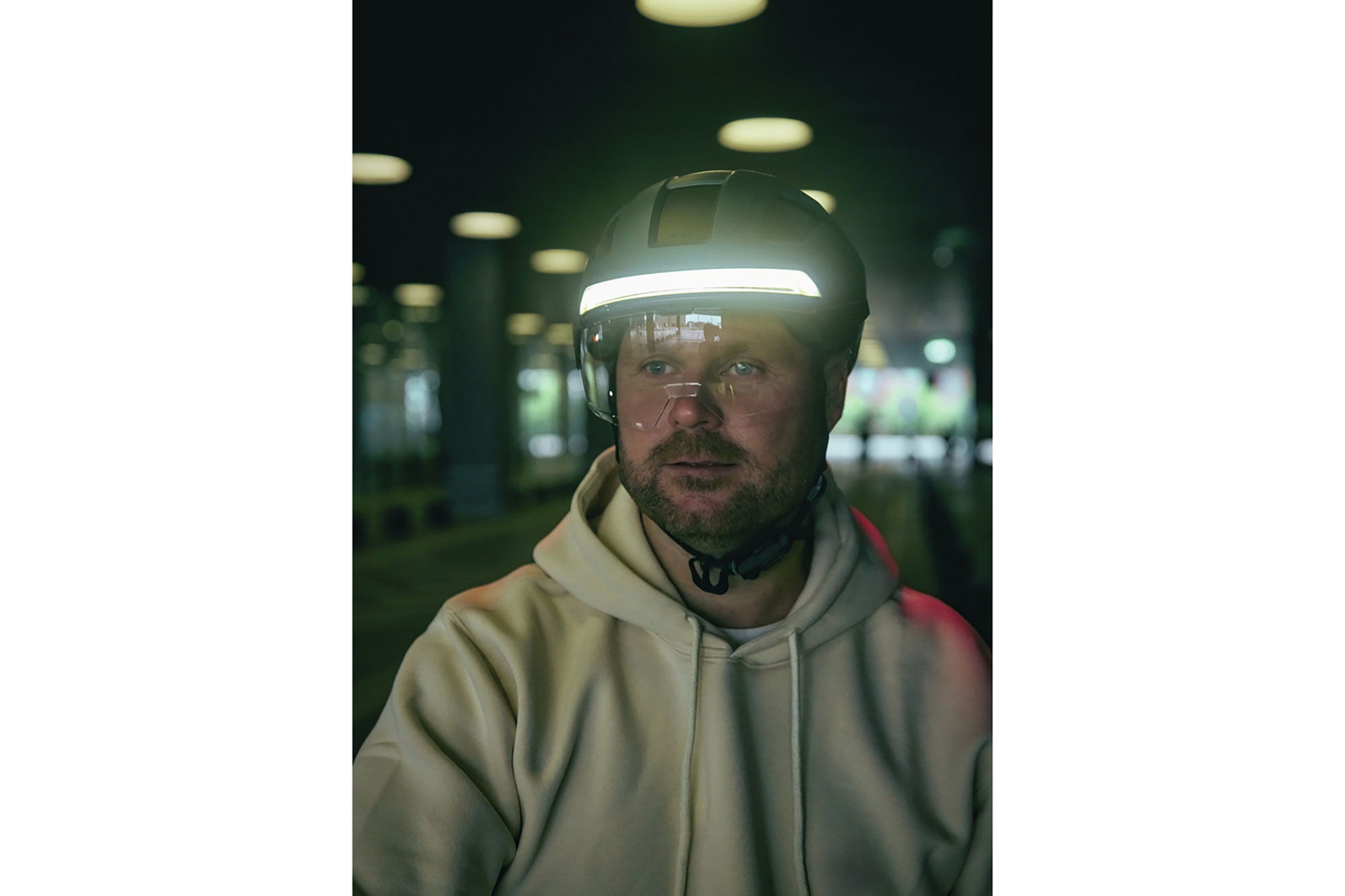 Abus Hyp-E Helm 51-55 cm | gleam silver