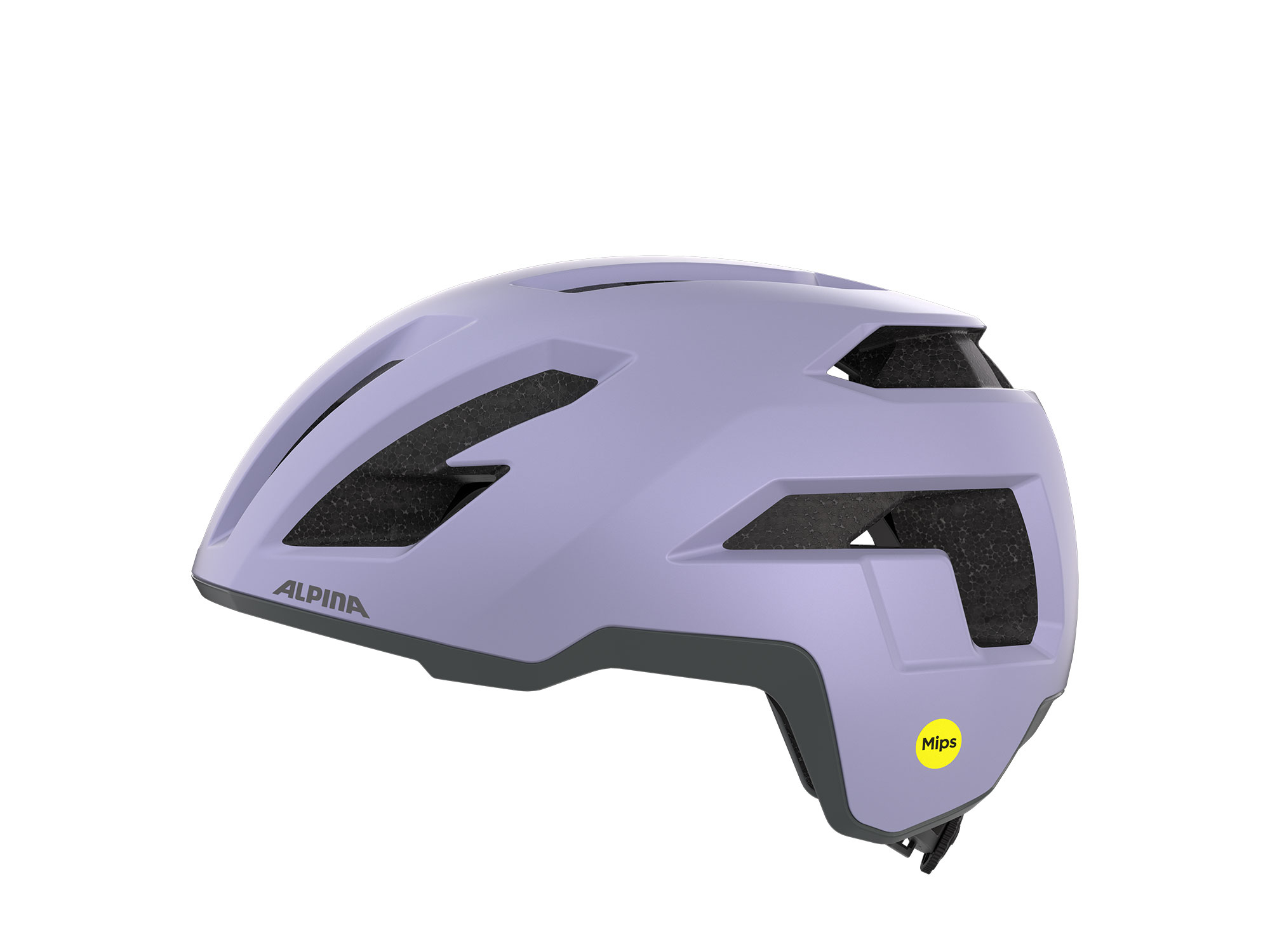 Alpina Taunus Gravel MIPS Helm 52-56 cm | lilac