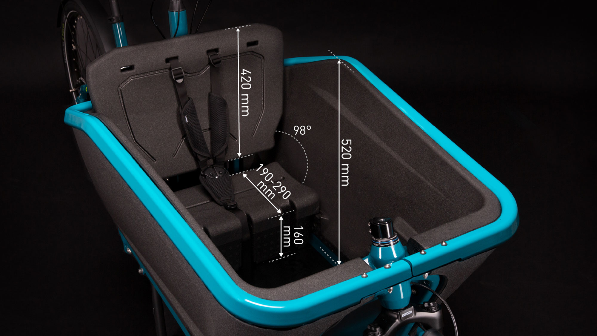 Cube Cargo Hybrid 500 2025 unisize | blue´n´lime | 27.5 Zoll