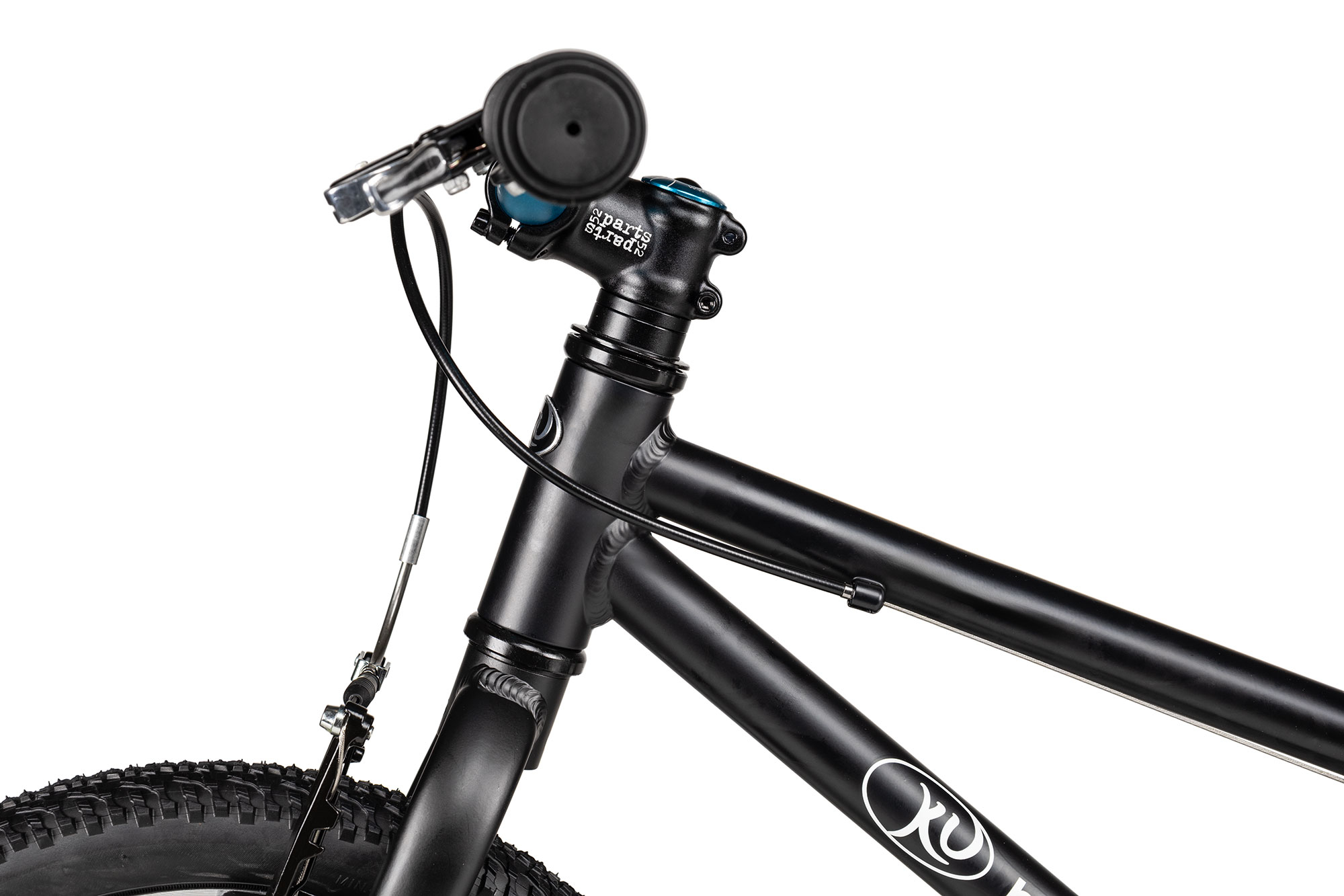 KUbikes 16L MTB 22 cm | schwarz/laser blue