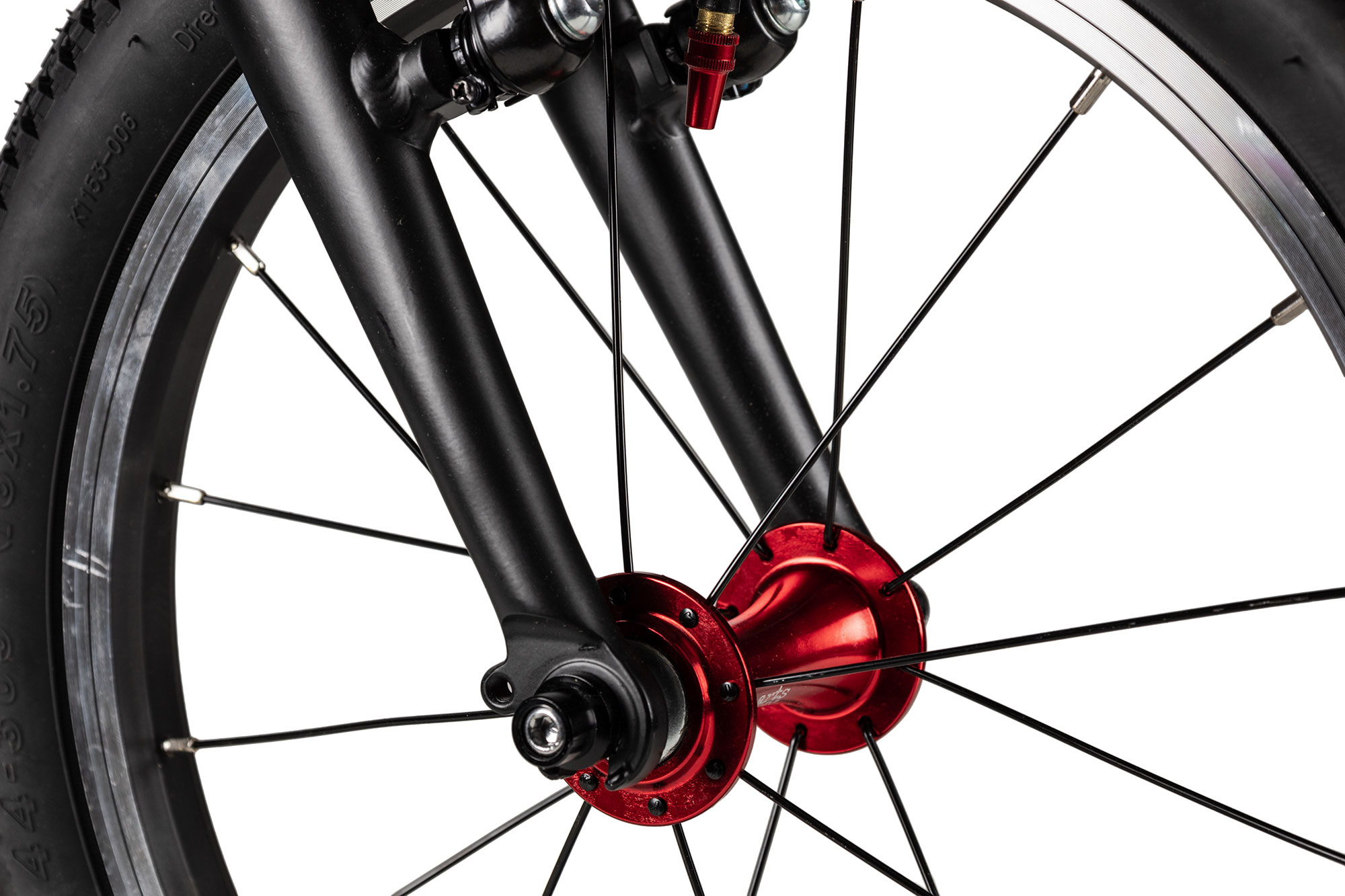 KUbikes 16L MTB 22 cm | türkis glitter/laser red