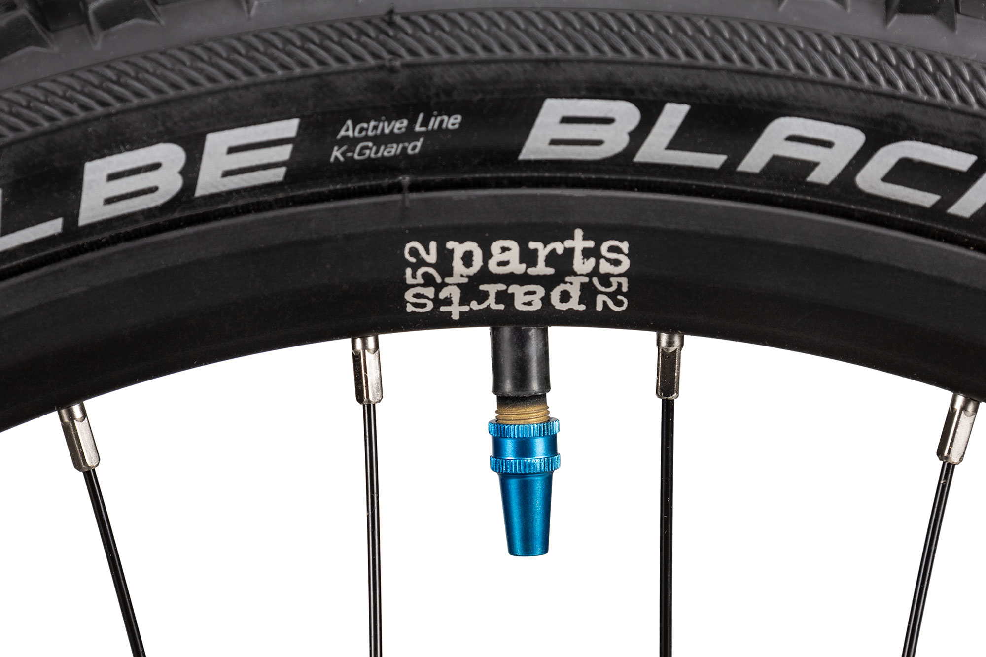 KUbikes 20 MTB Disc S | schwarz/laser blue