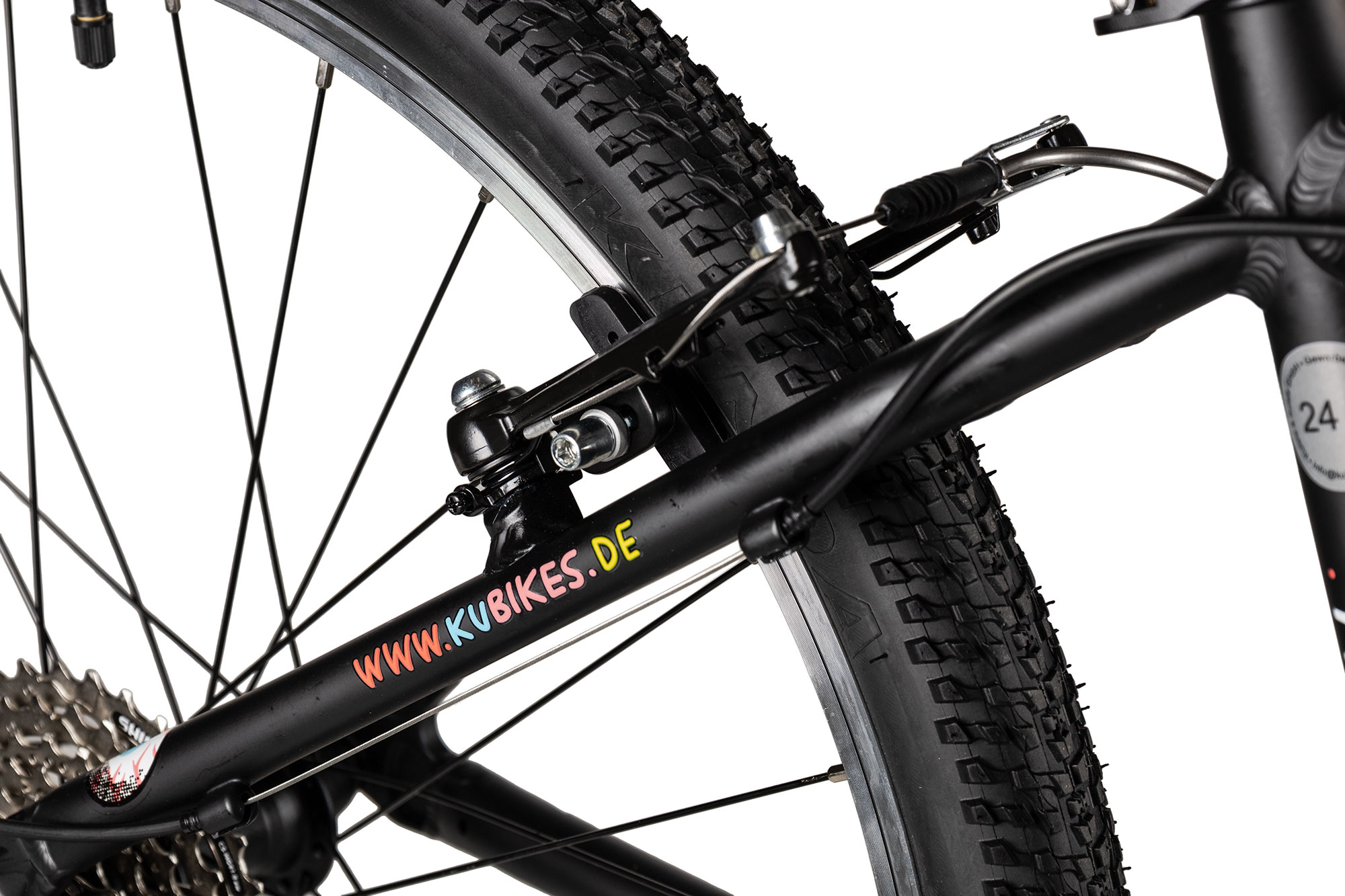 KUbikes 24 MTB 33 cm | schwarz/comic