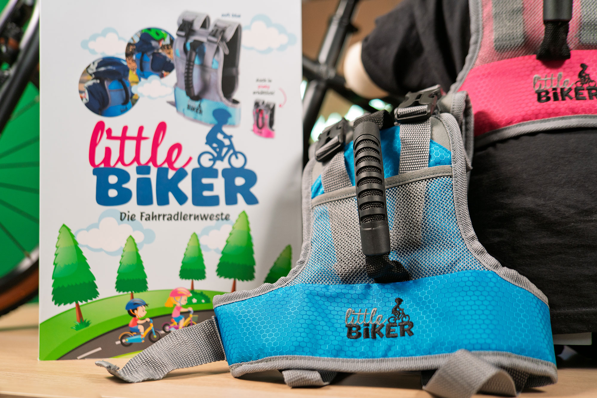 Little Biker Fahrradlernweste unisize | blue