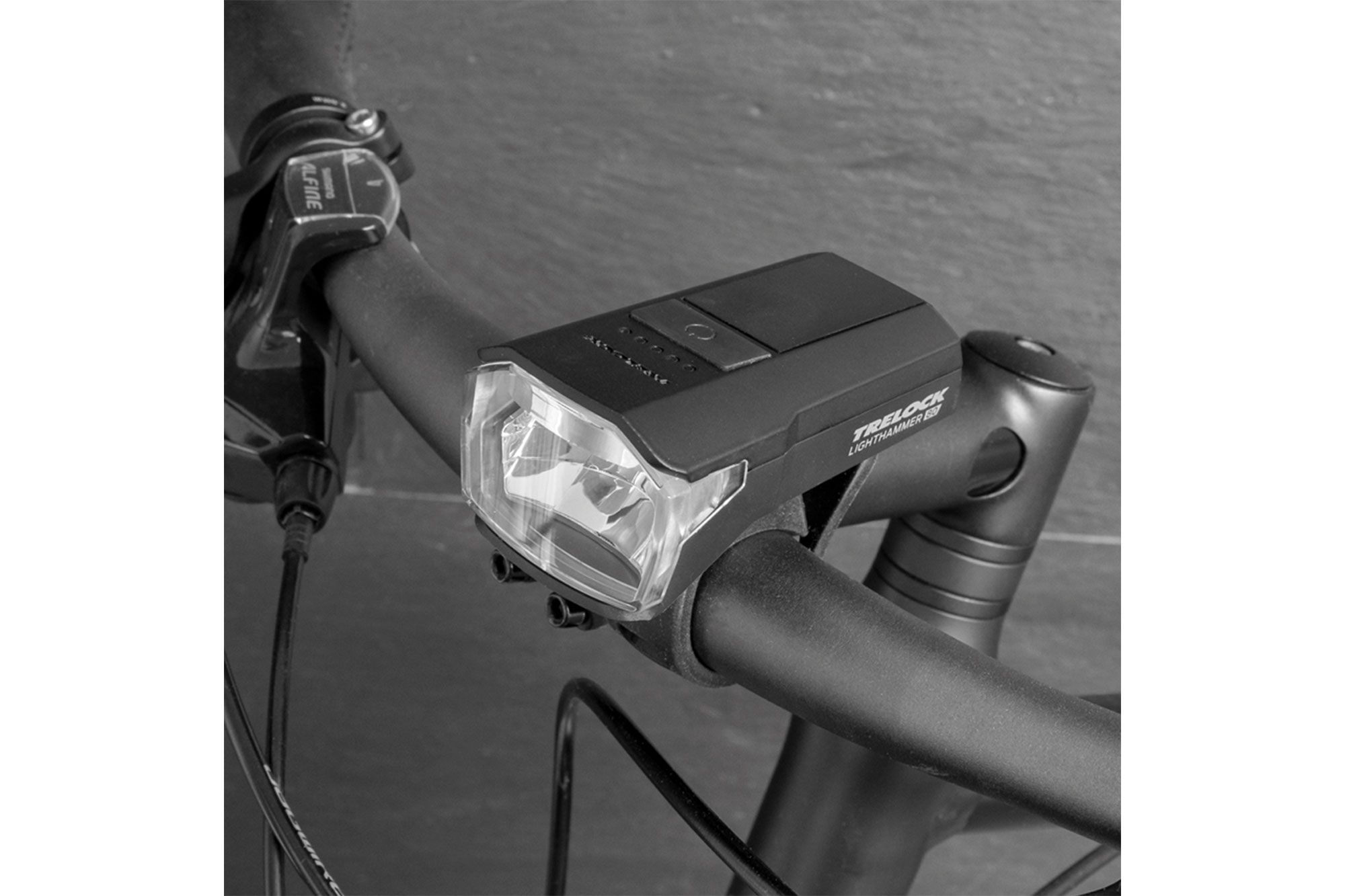 Trelock LS480/740 Lighthammer Set 80 Lux Lichtset schwarz